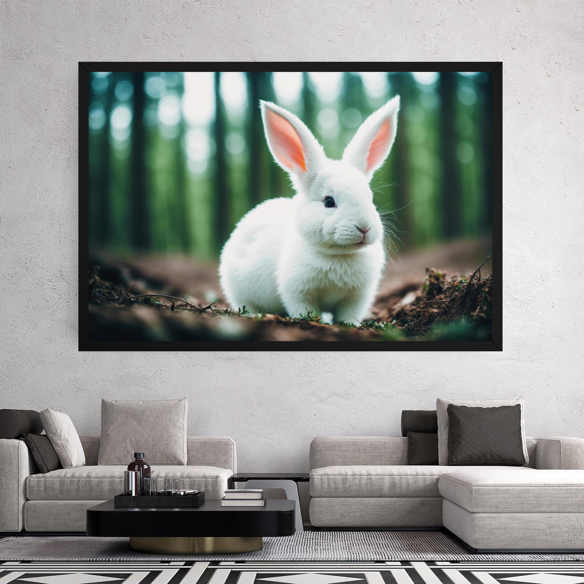 Tablou Canvas Forest Bunny mockup 2