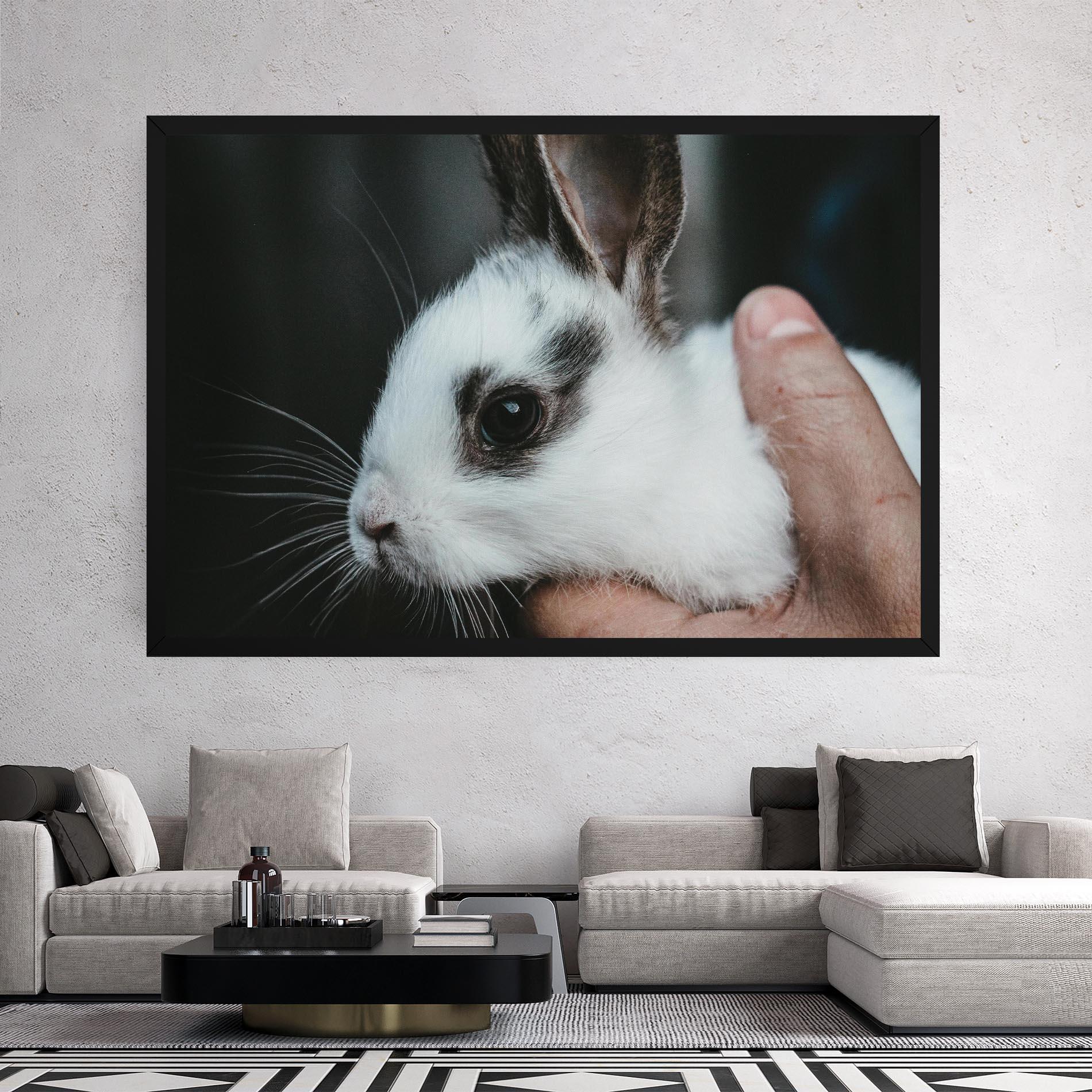 Tablou Canvas Holding Cute Bunny mockup 2