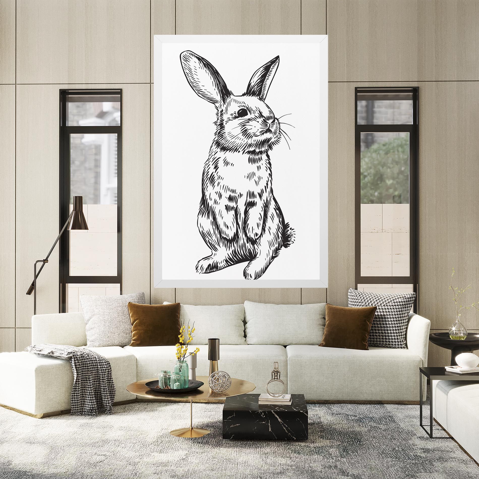 Cute Bunny mockup 2