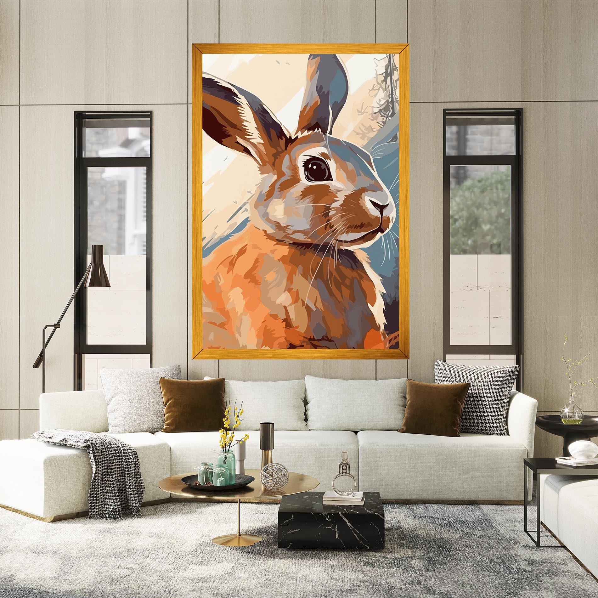 Tablou Canvas Anime Rabbit mockup 2