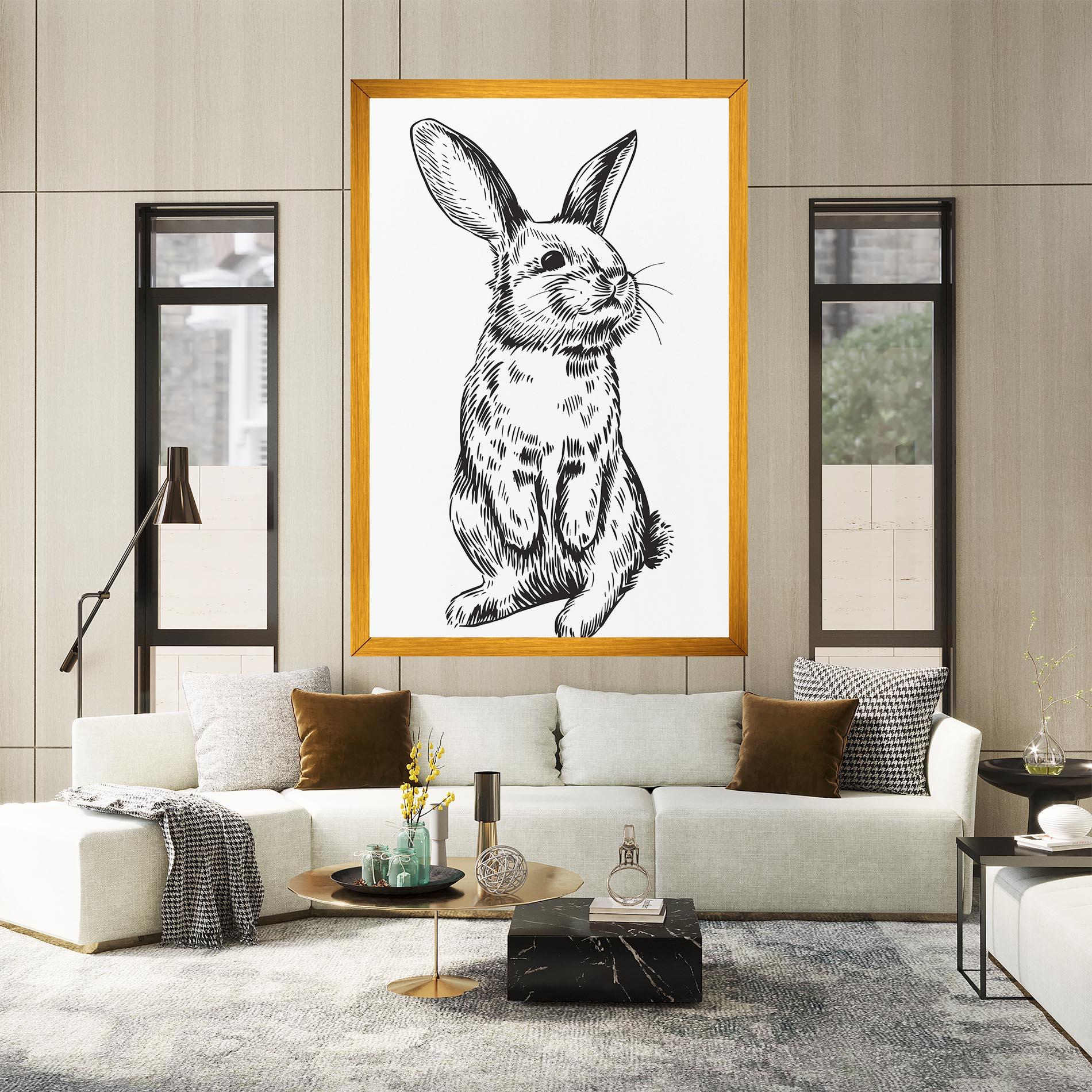 Tablou Canvas Cute Bunny mockup 2