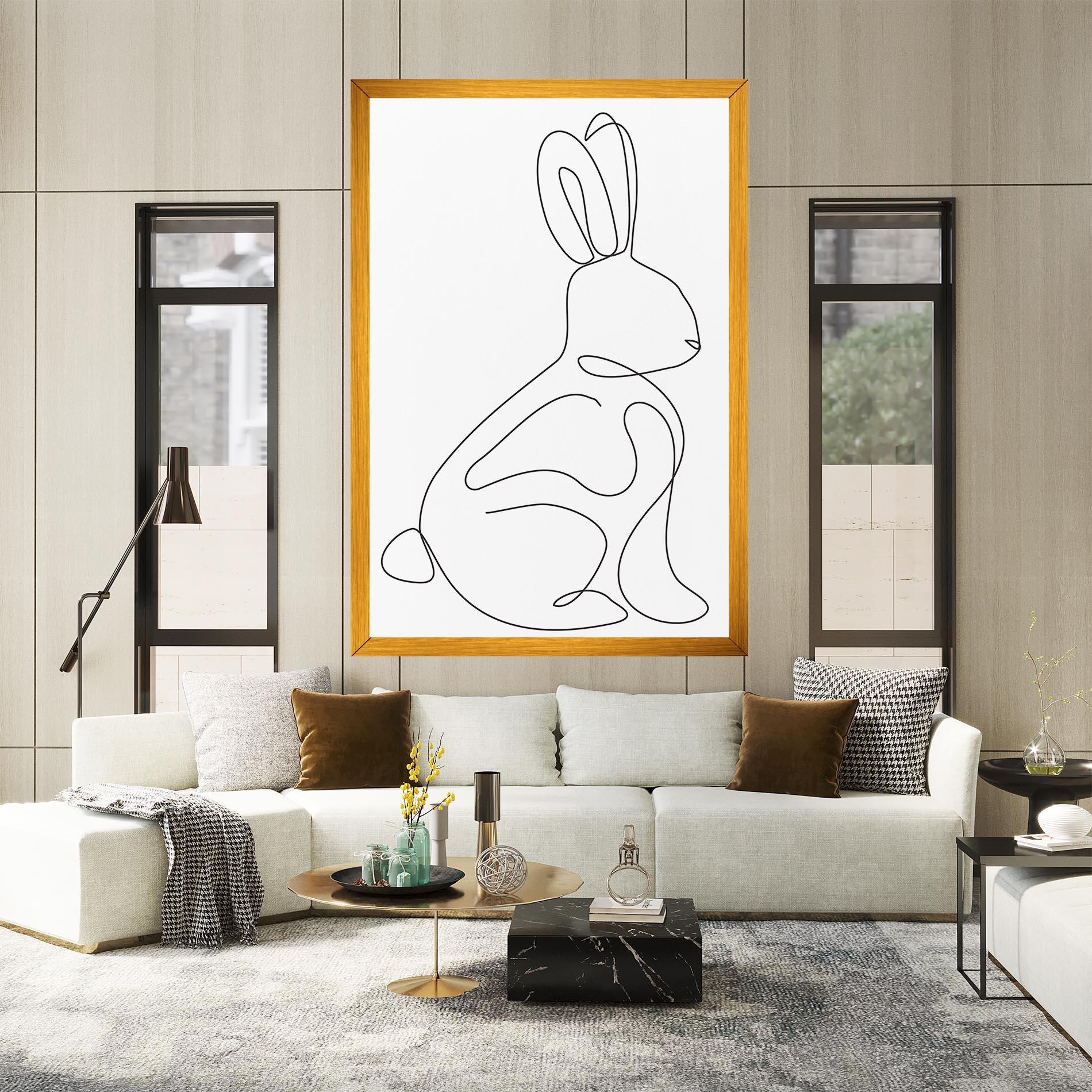 Tablou Canvas Cute Rabbit mockup 2