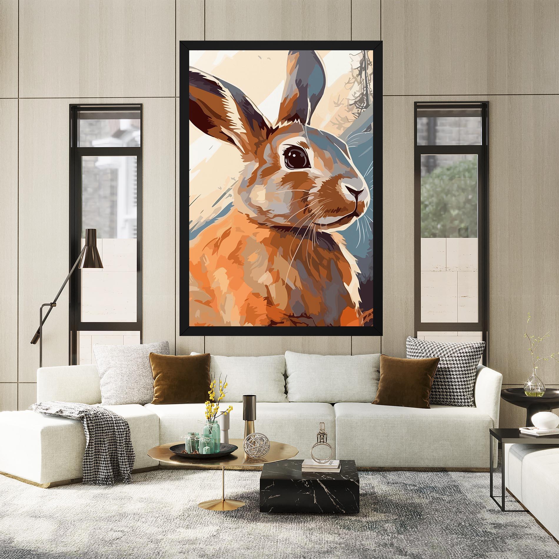 Tablou Canvas Anime Rabbit mockup 2