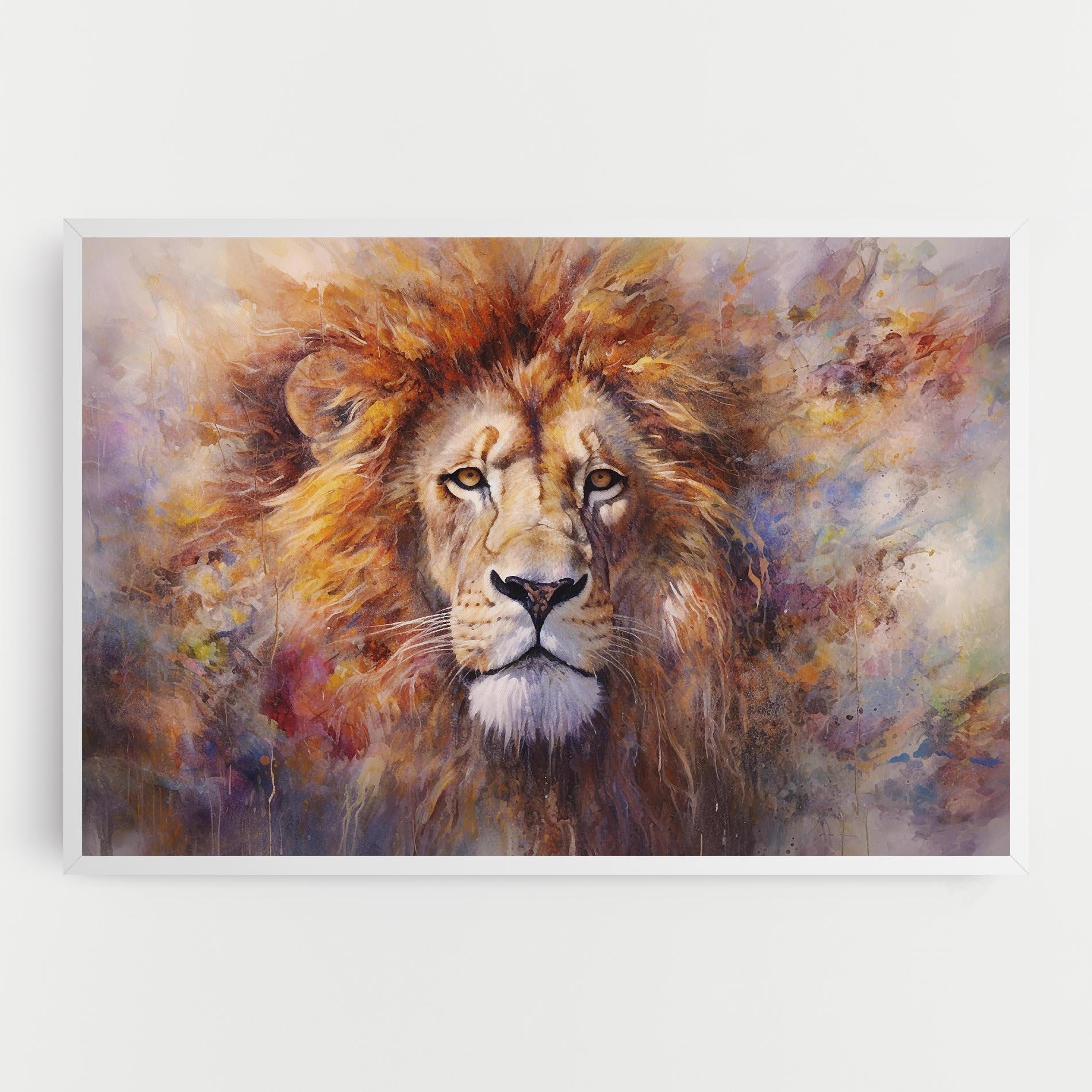 Tablou Canvas Abstract Lion Head mockup 0