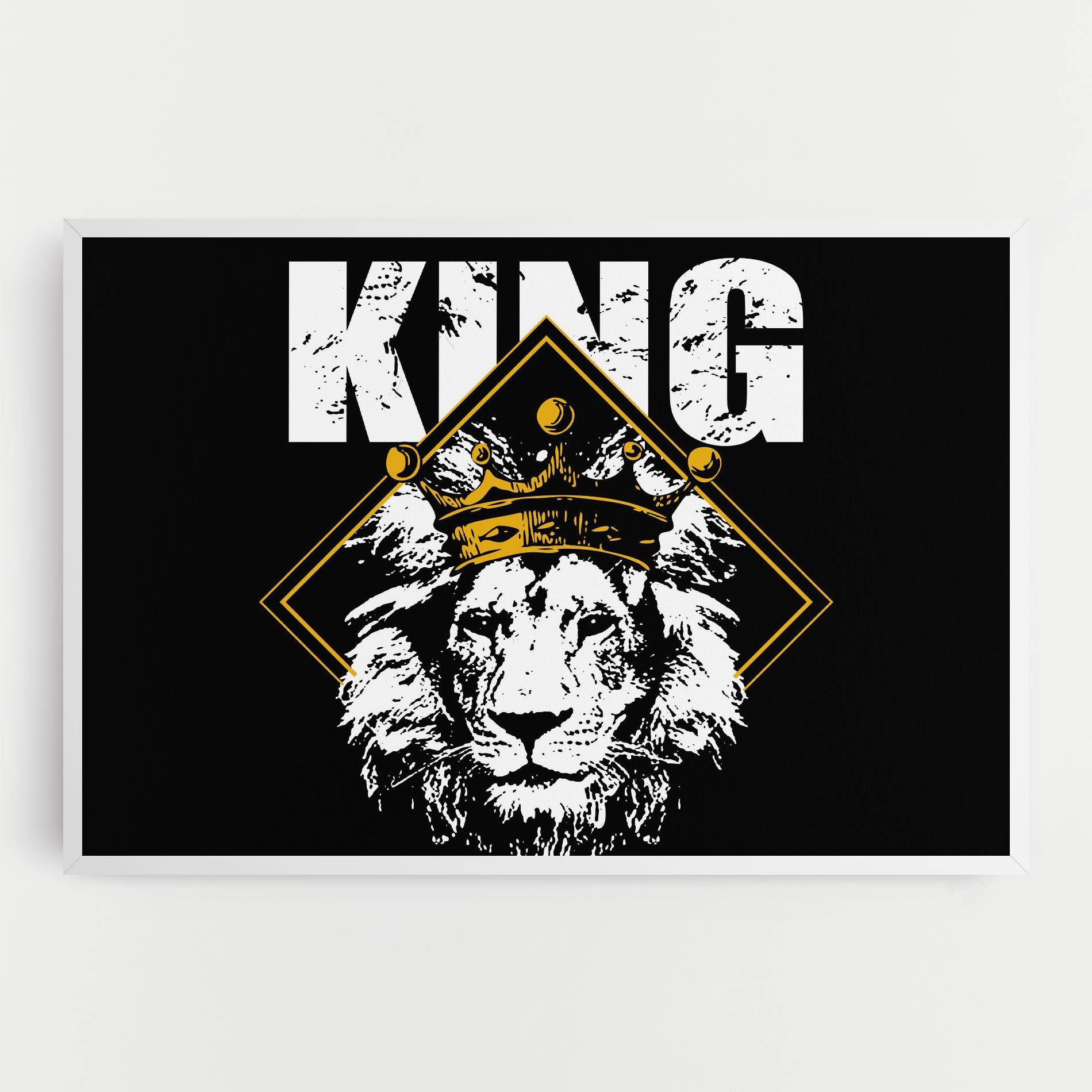Tablou Canvas Jungle King mockup 0