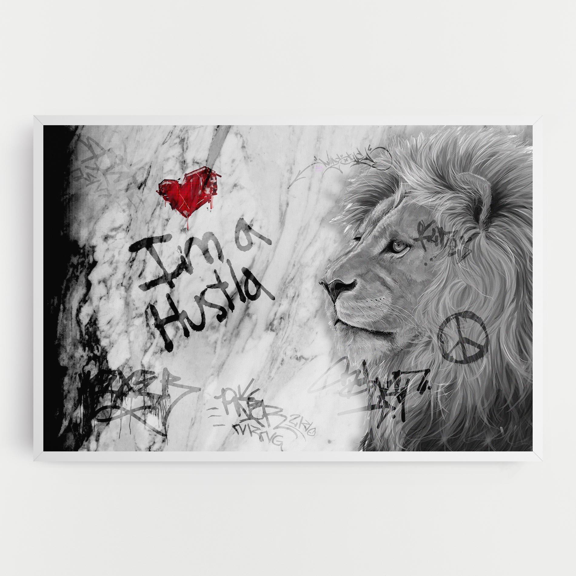 Tablou Canvas Lion Hustler mockup 0