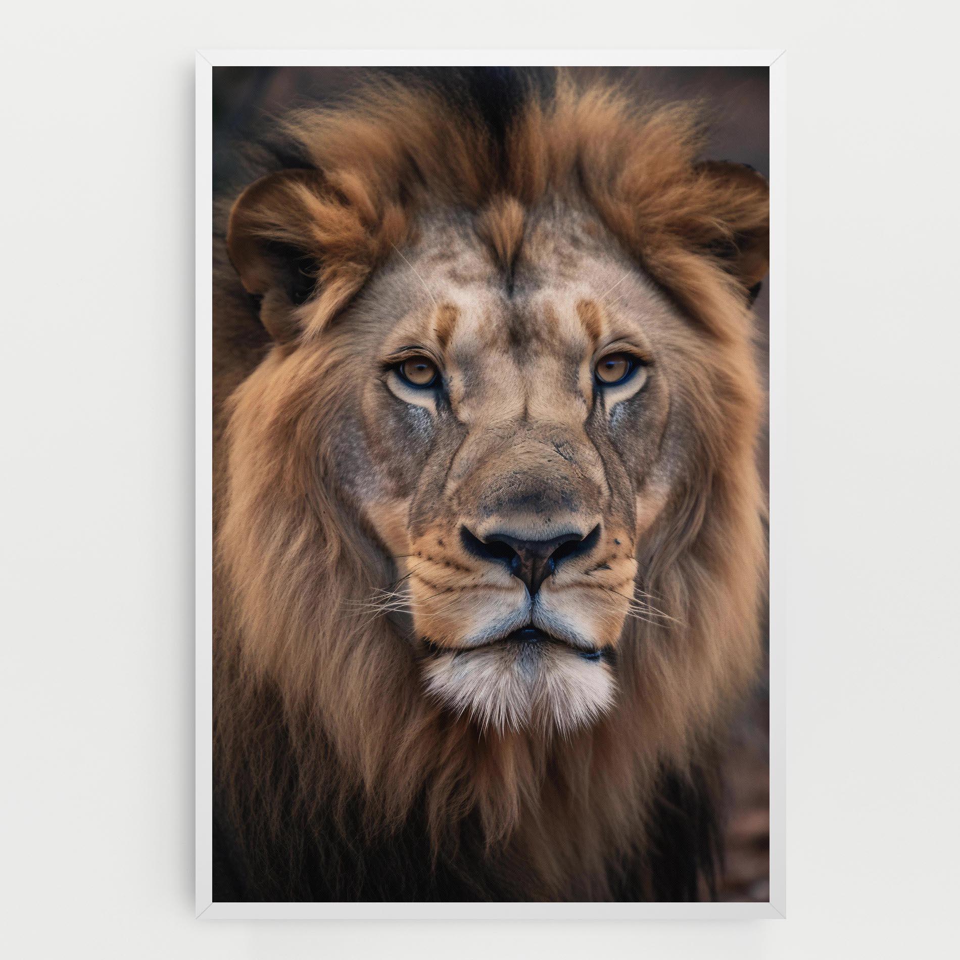 Tablou Canvas Wild Lion View mockup 0