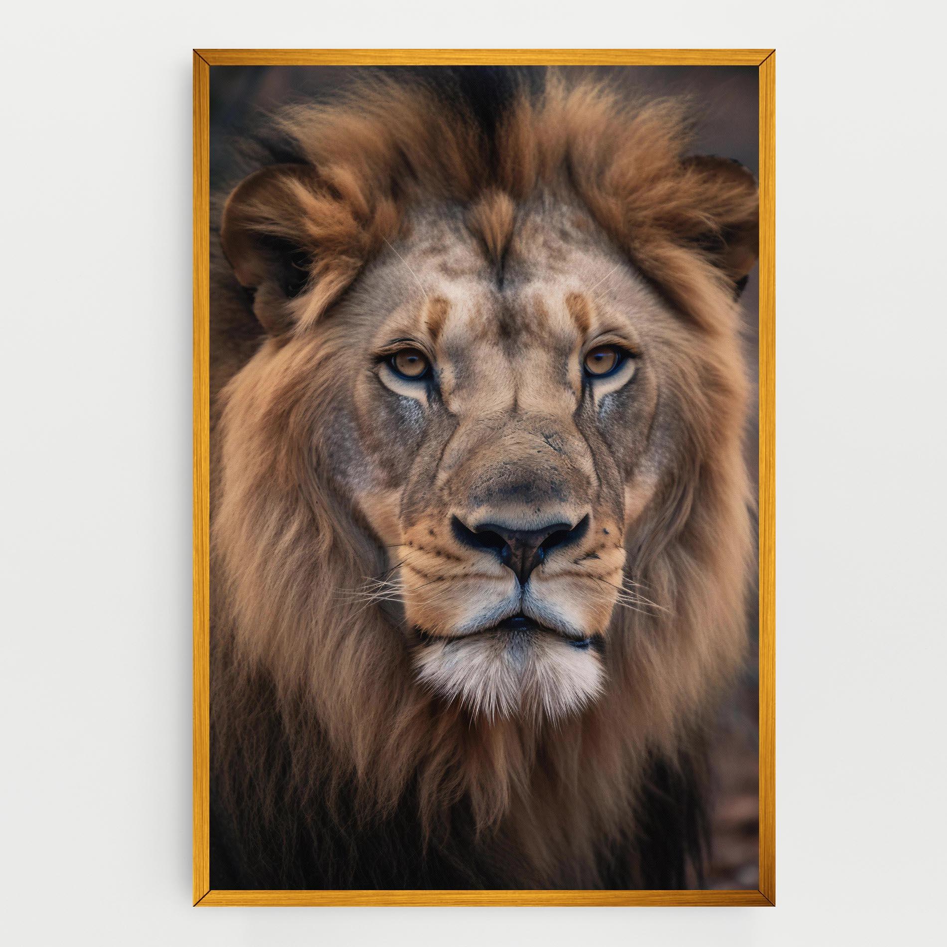 Tablou Canvas Wild Lion View mockup 0