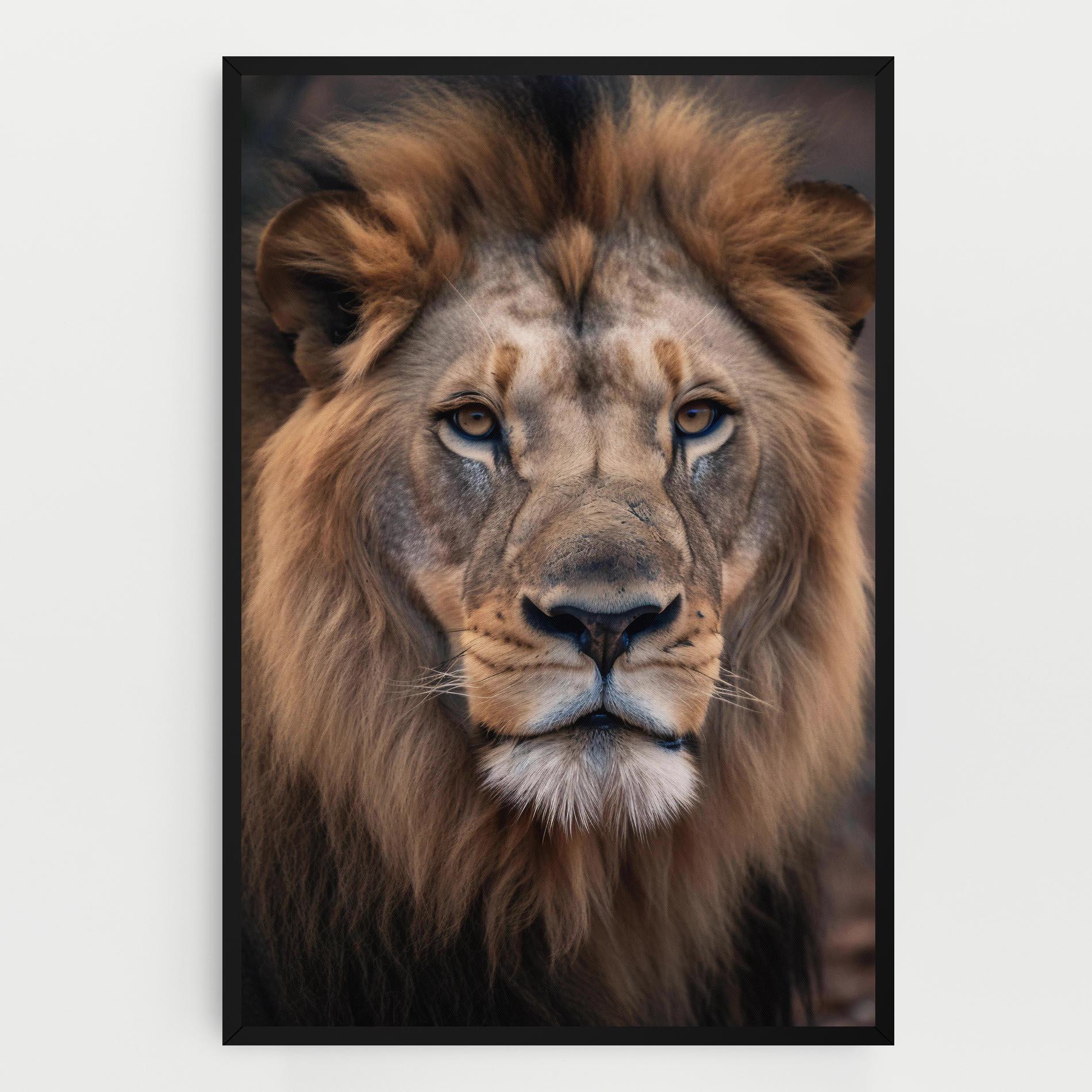 Tablou Canvas Wild Lion View mockup 0