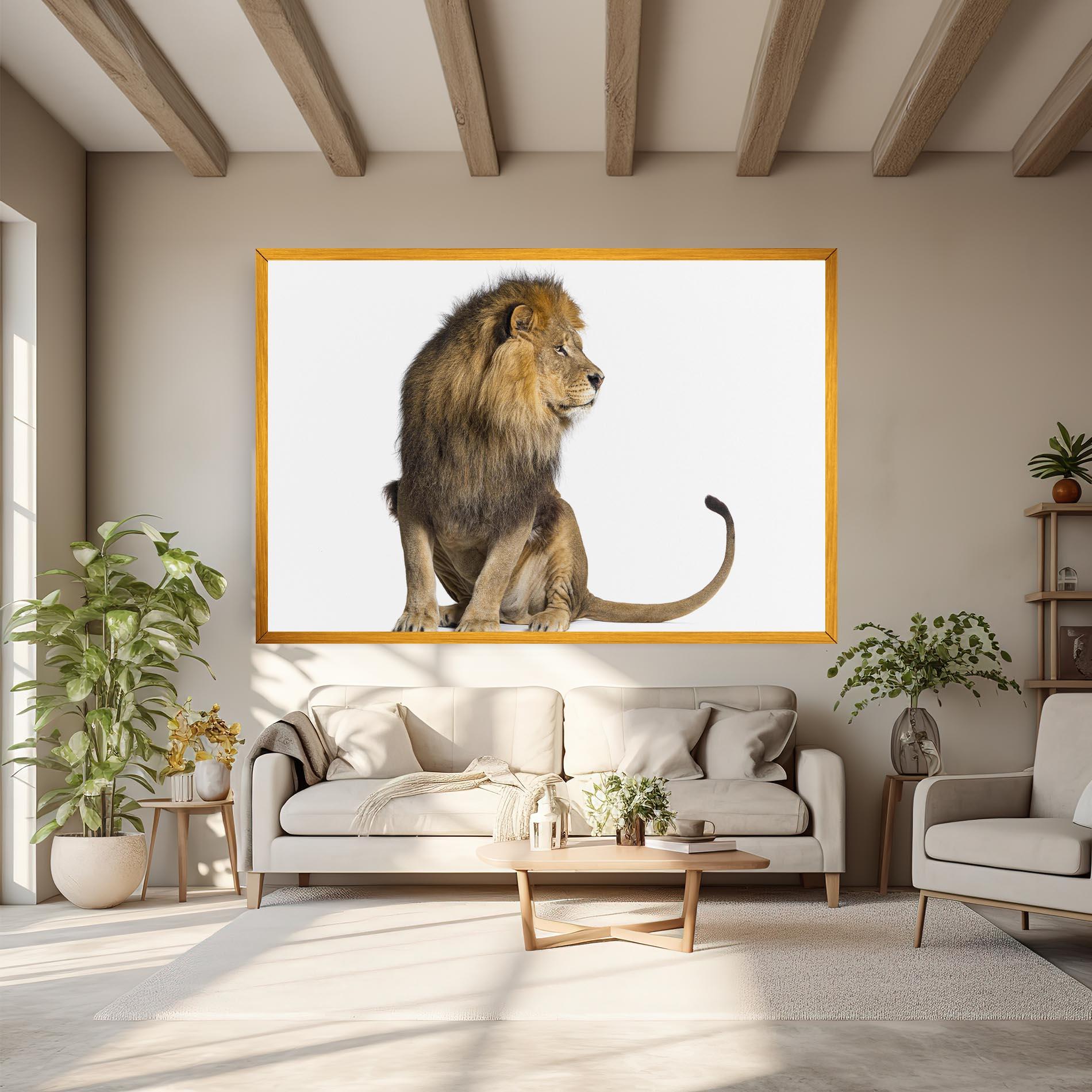 Tablou Canvas Big Lion mockup 6