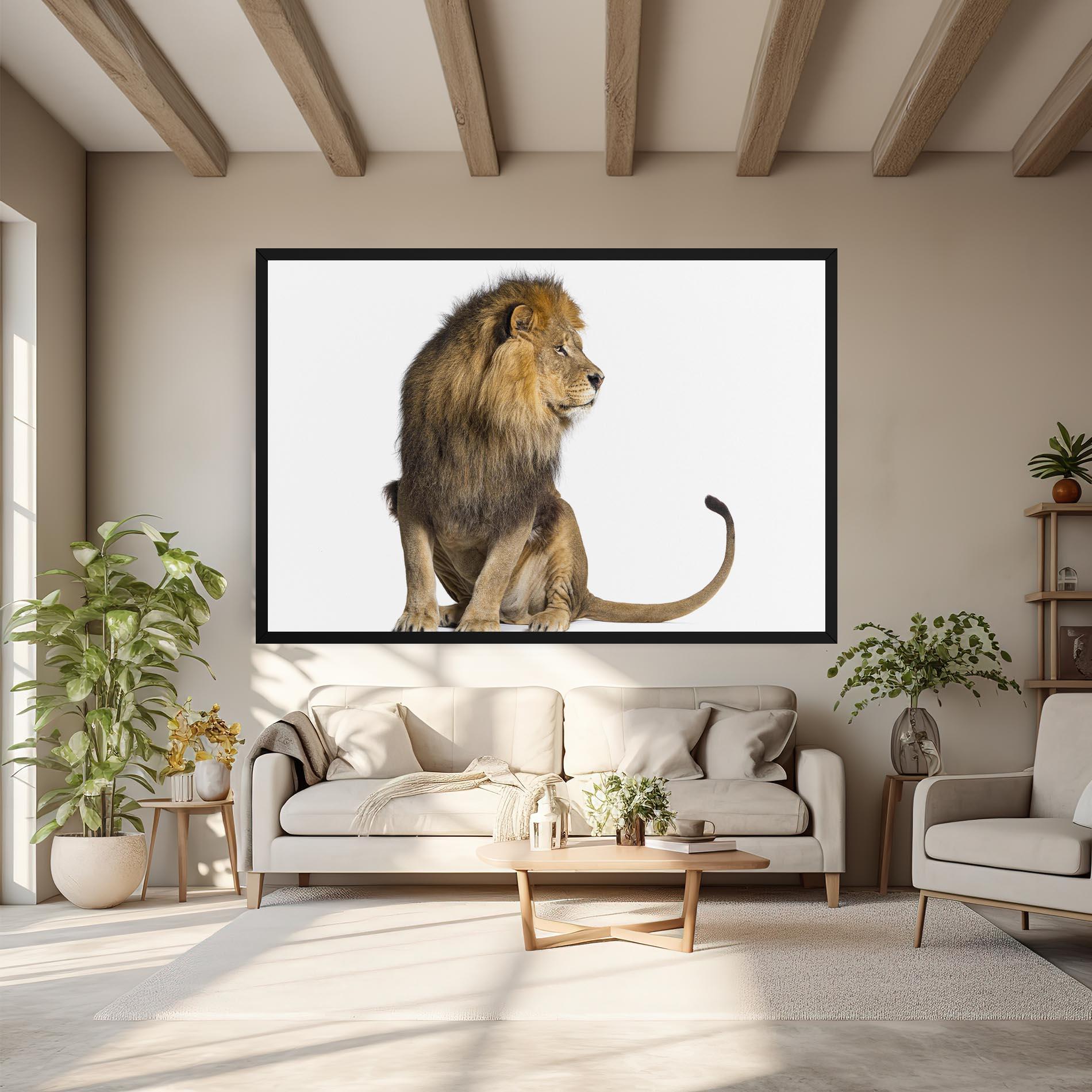Tablou Canvas Big Lion mockup 6