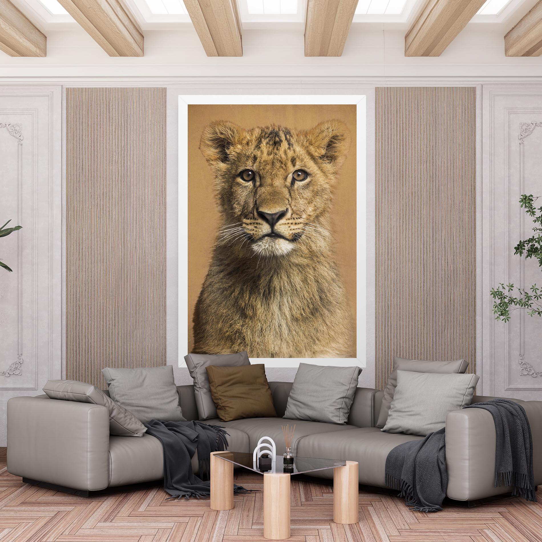 Tablou Canvas Baby Lion mockup 6