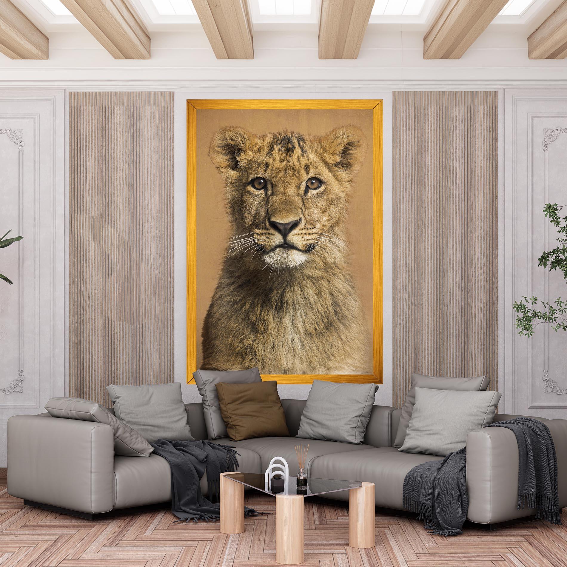 Tablou Canvas Baby Lion mockup 6
