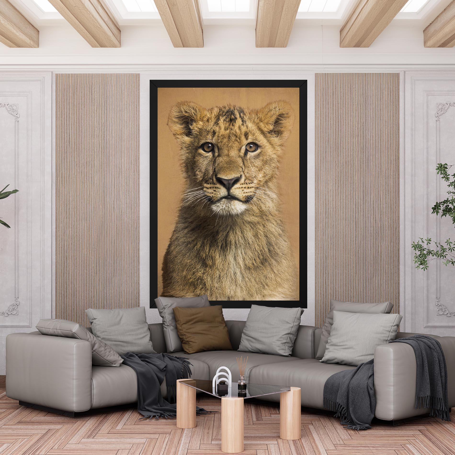 Tablou Canvas Baby Lion mockup 6