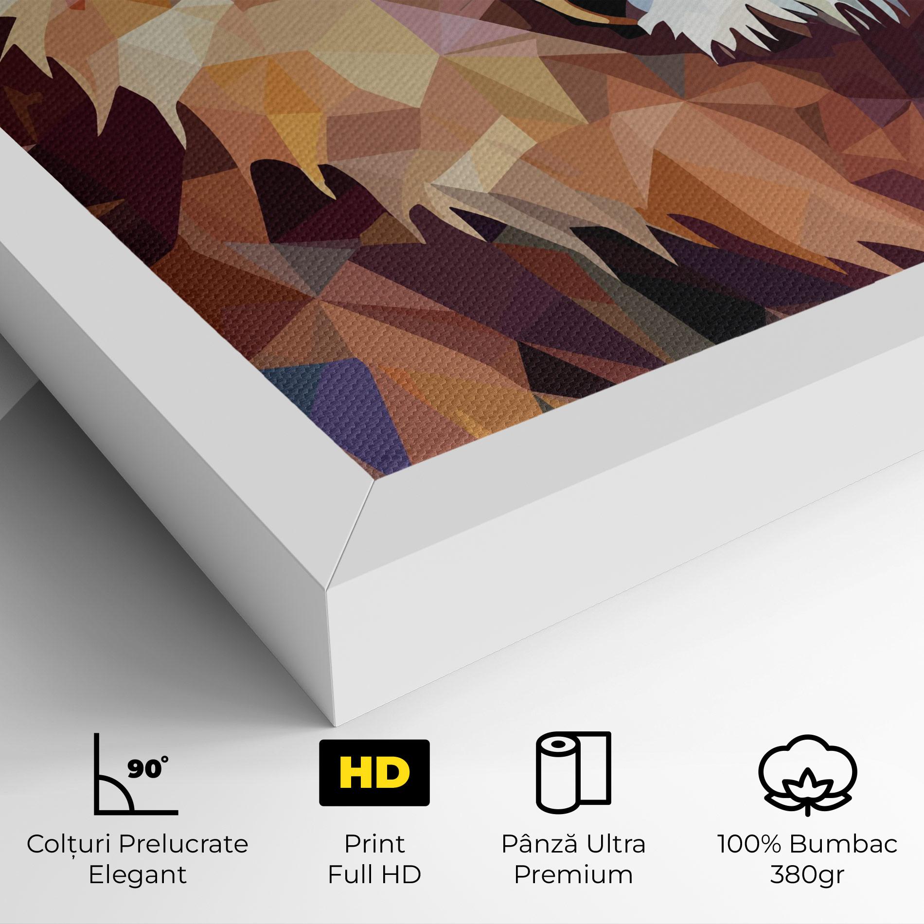 Tablou Canvas Artistic Lion Head mockup 4