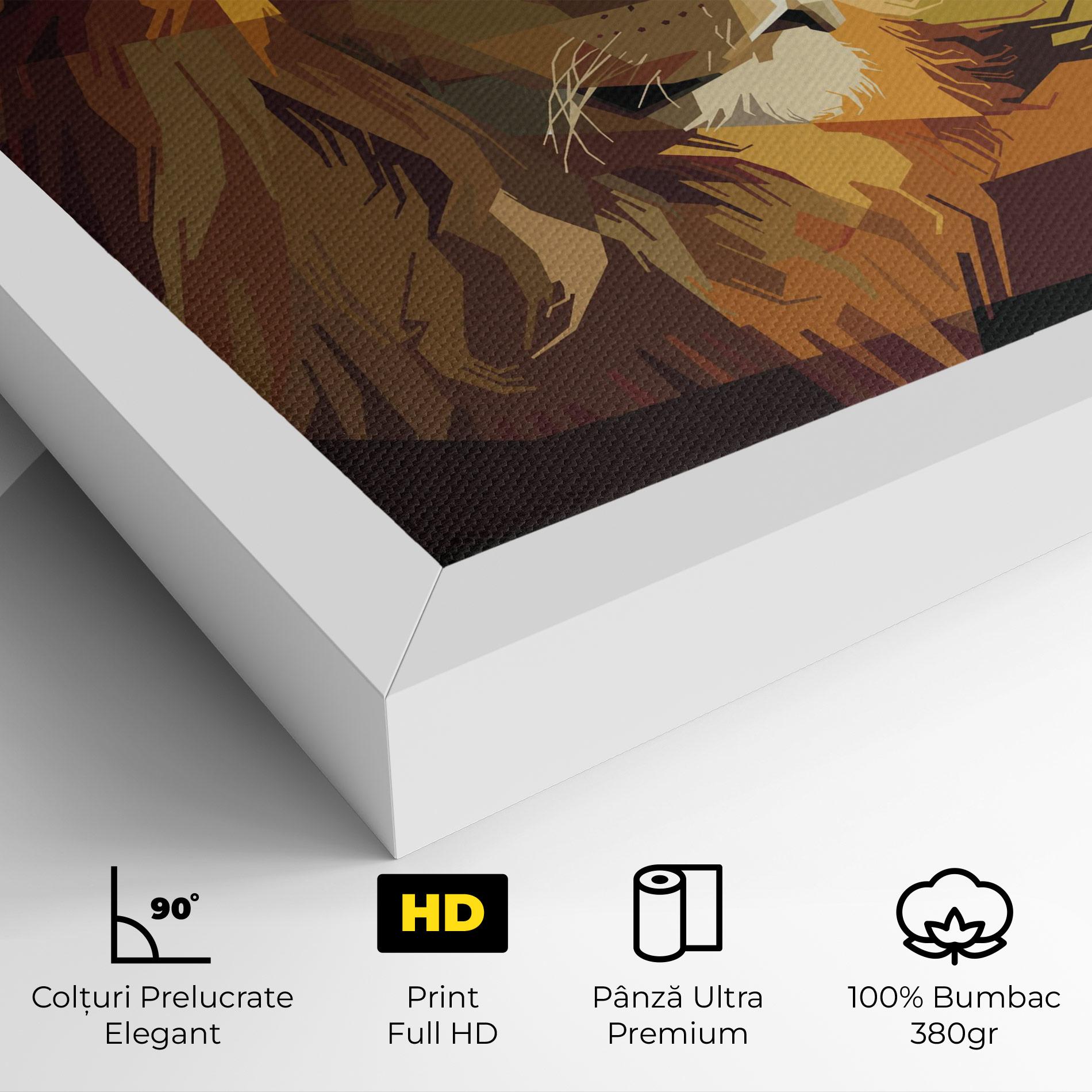Tablou Canvas Lion Art mockup 4