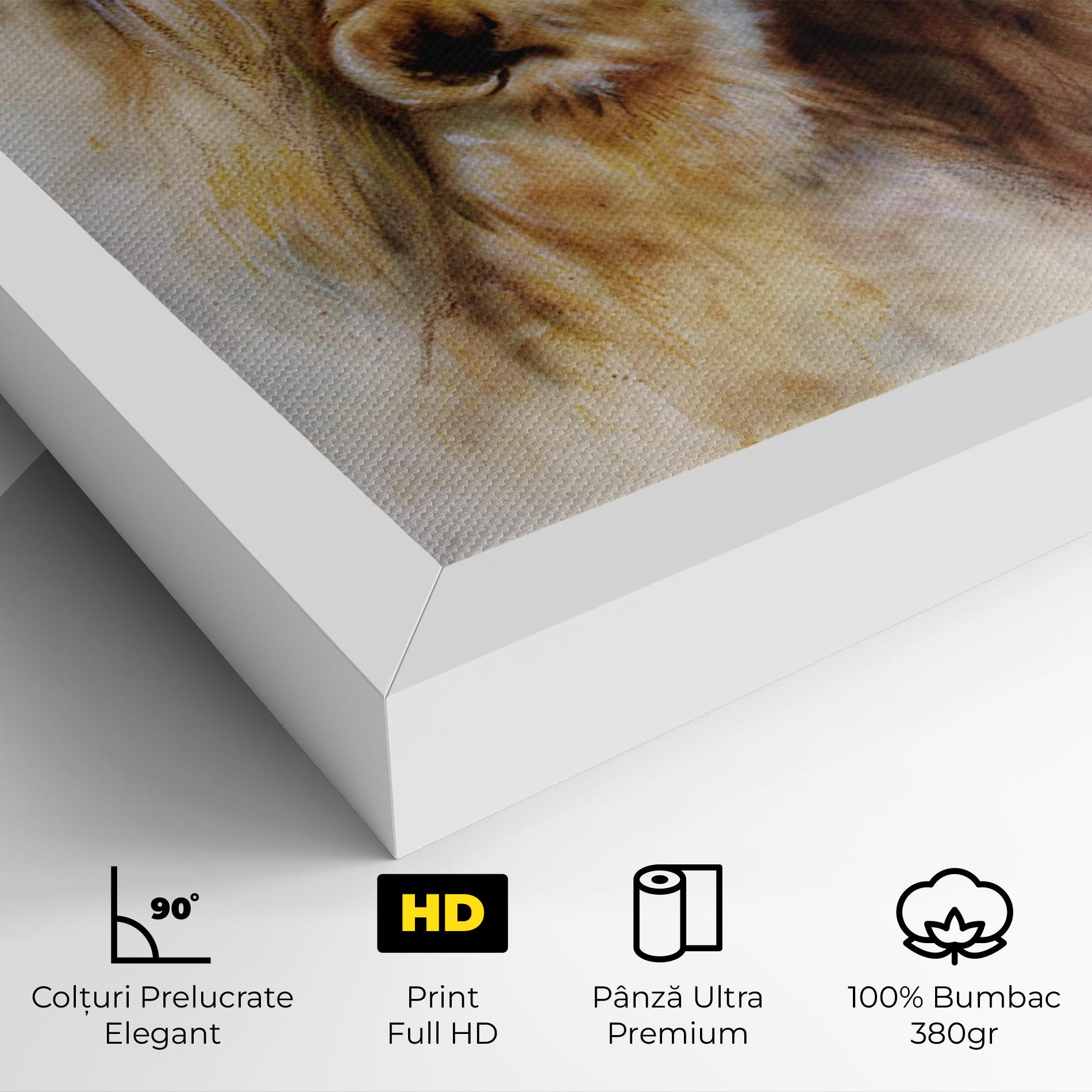 Tablou Canvas Lion Love mockup 4