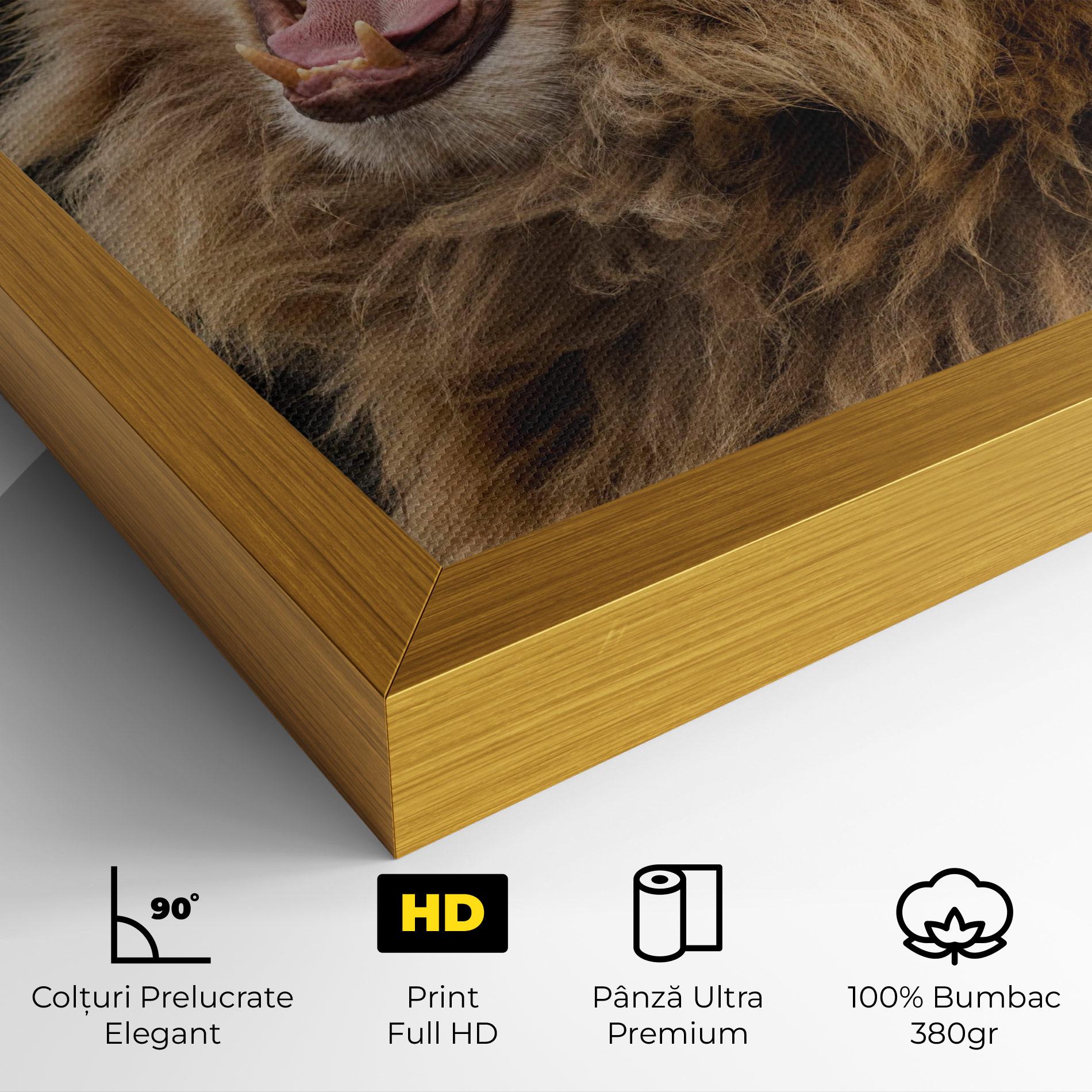 Tablou Canvas Angry Lion mockup 4