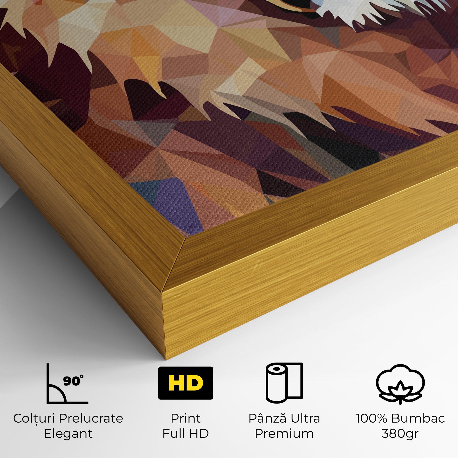 Tablou Canvas Artistic Lion Head mockup 4