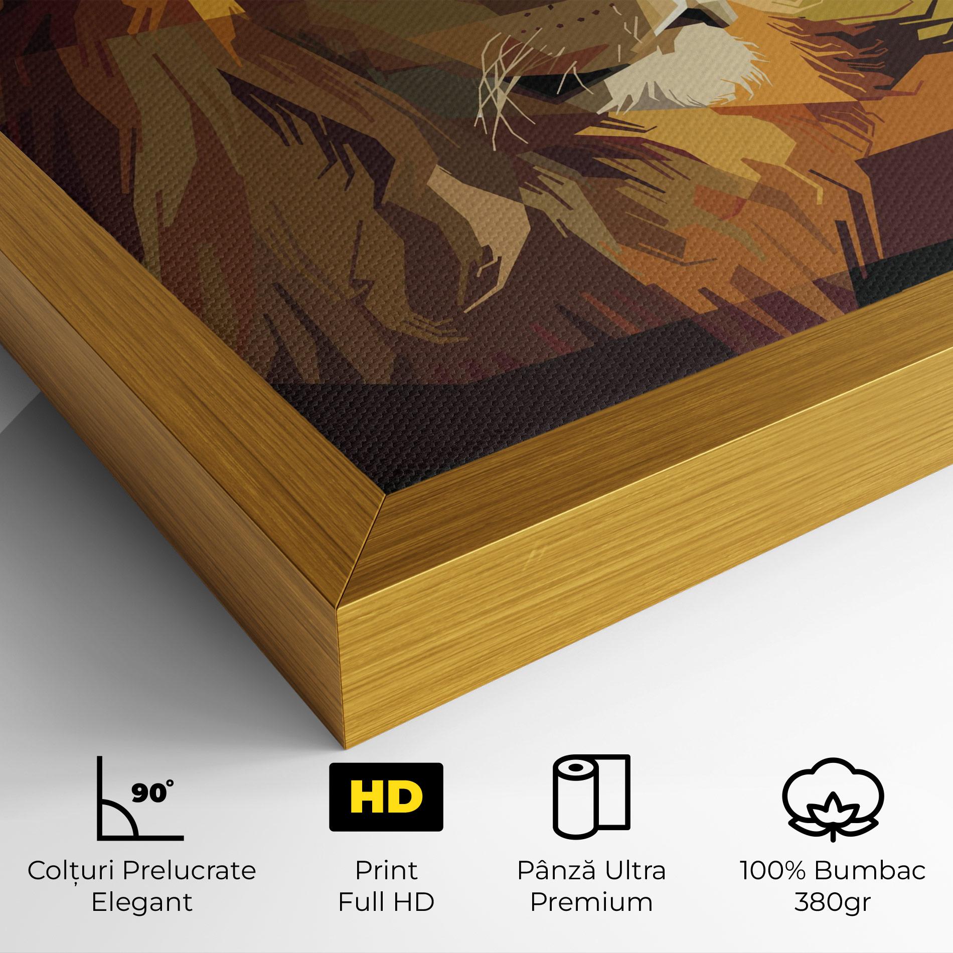 Tablou Canvas Lion Art mockup 4