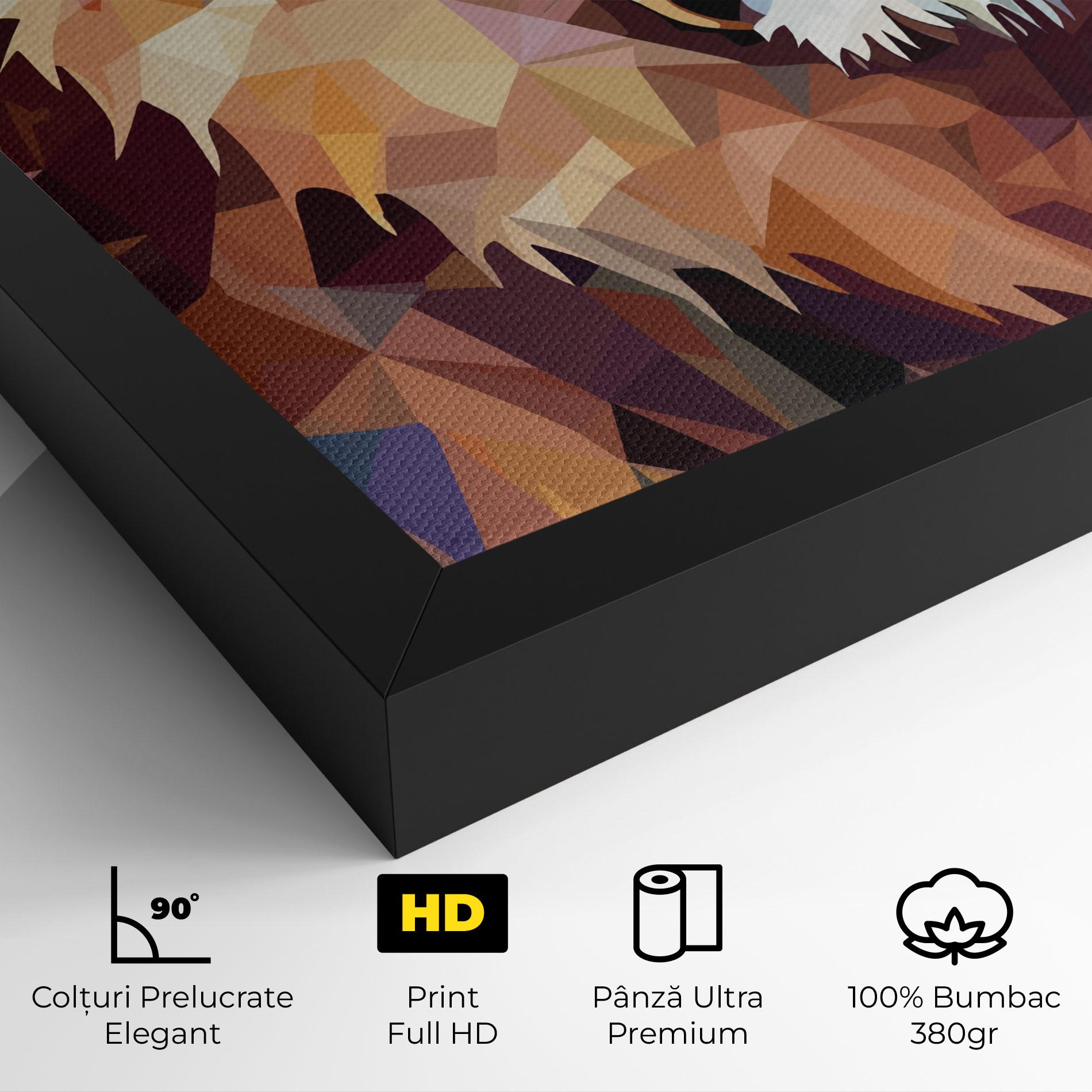 Tablou Canvas Artistic Lion Head mockup 4