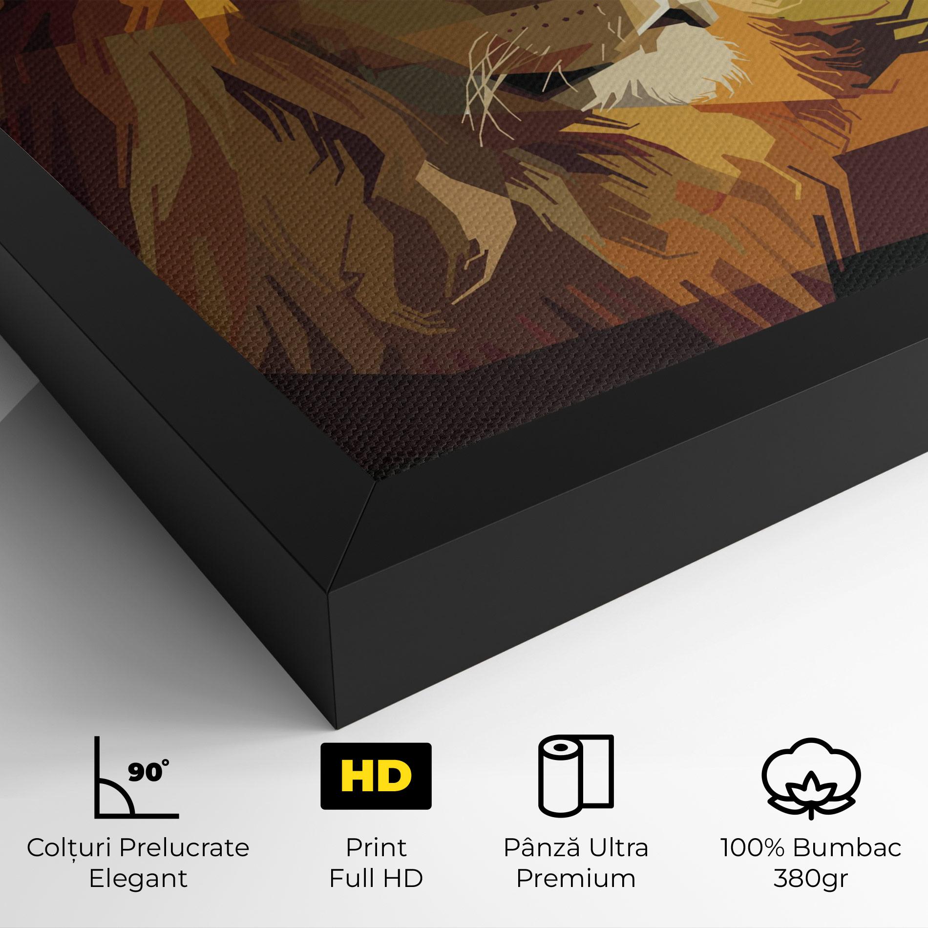 Tablou Canvas Lion Art mockup 4