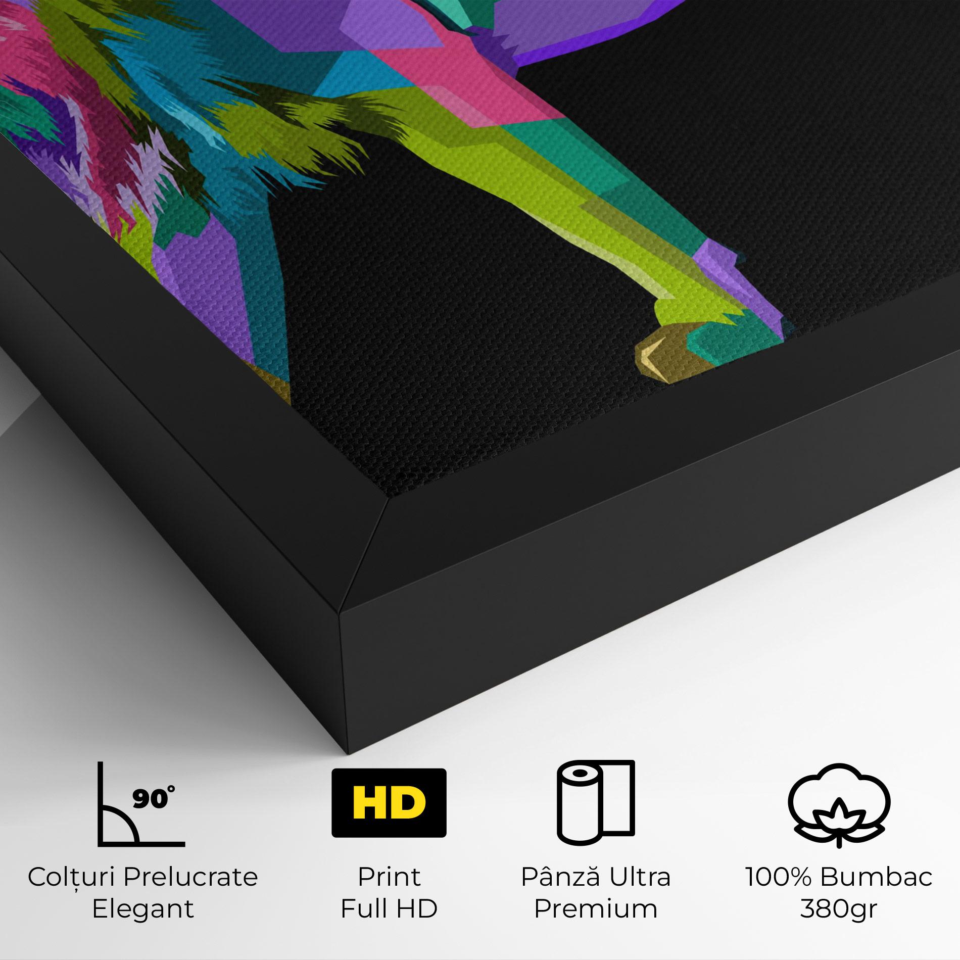 Tablou Canvas Lion Walking mockup 4