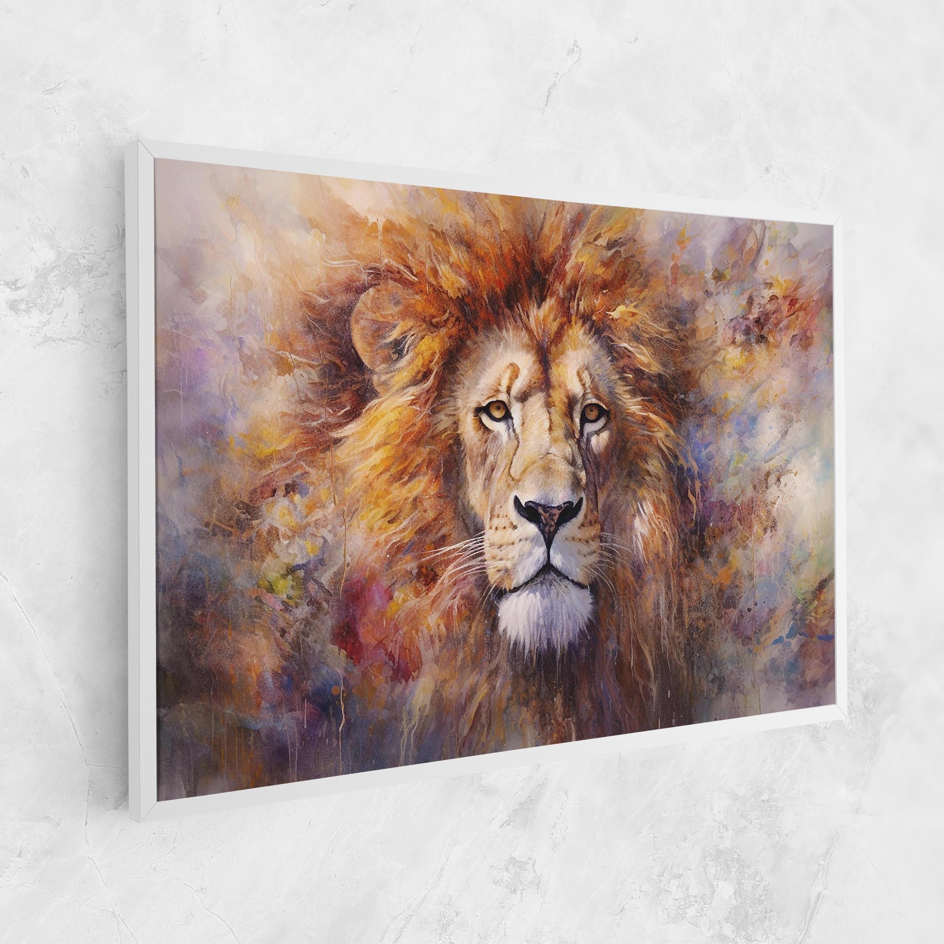 Tablou Canvas Abstract Lion Head mockup 1