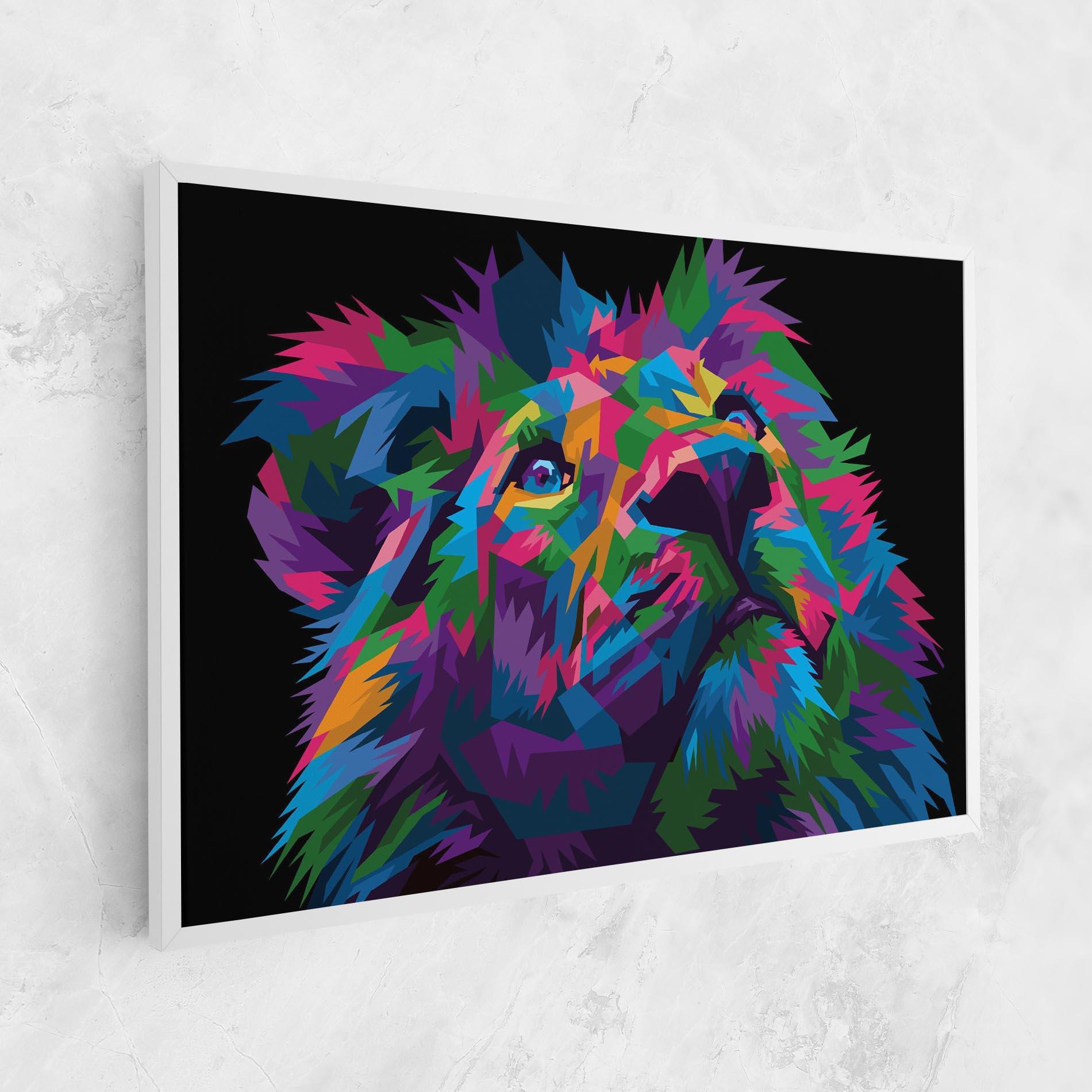 Tablou Canvas Cute Color Lion mockup 1