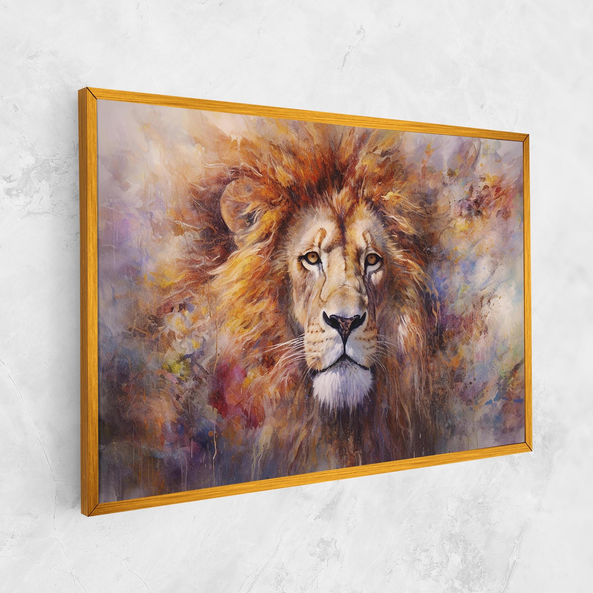 Tablou Canvas Abstract Lion Head mockup 1