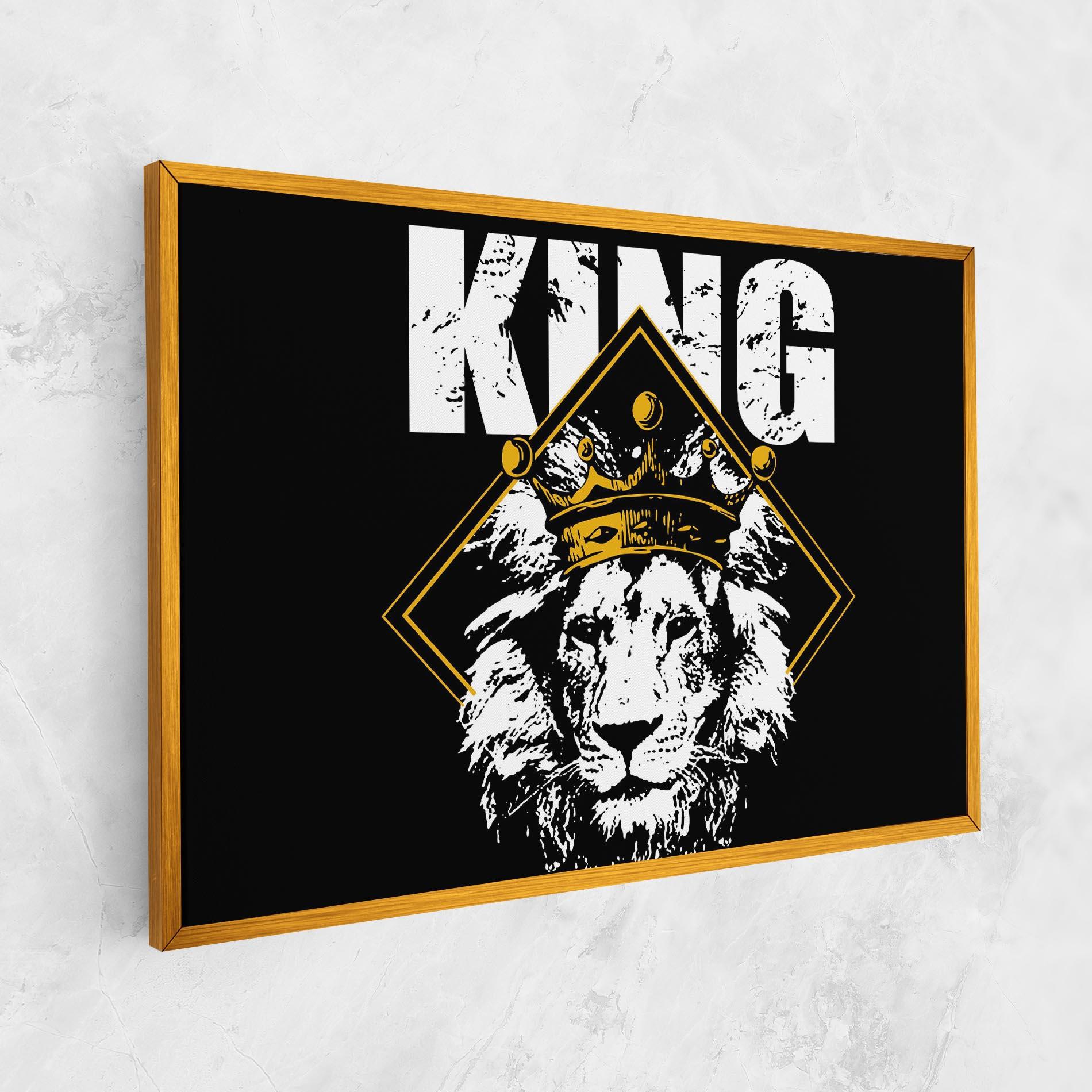 Tablou Canvas Jungle King mockup 1