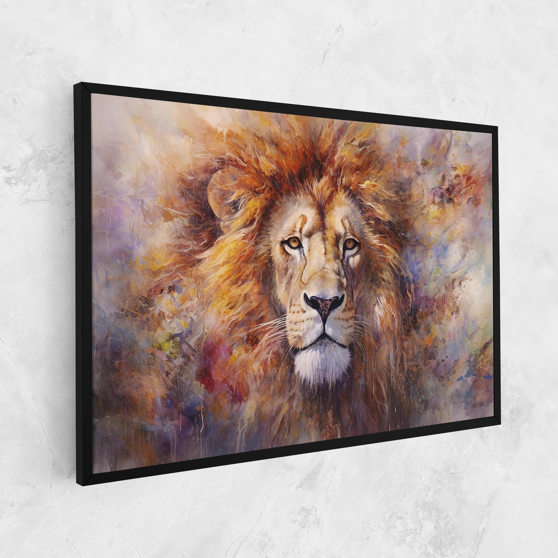 Tablou Canvas Abstract Lion Head mockup 1