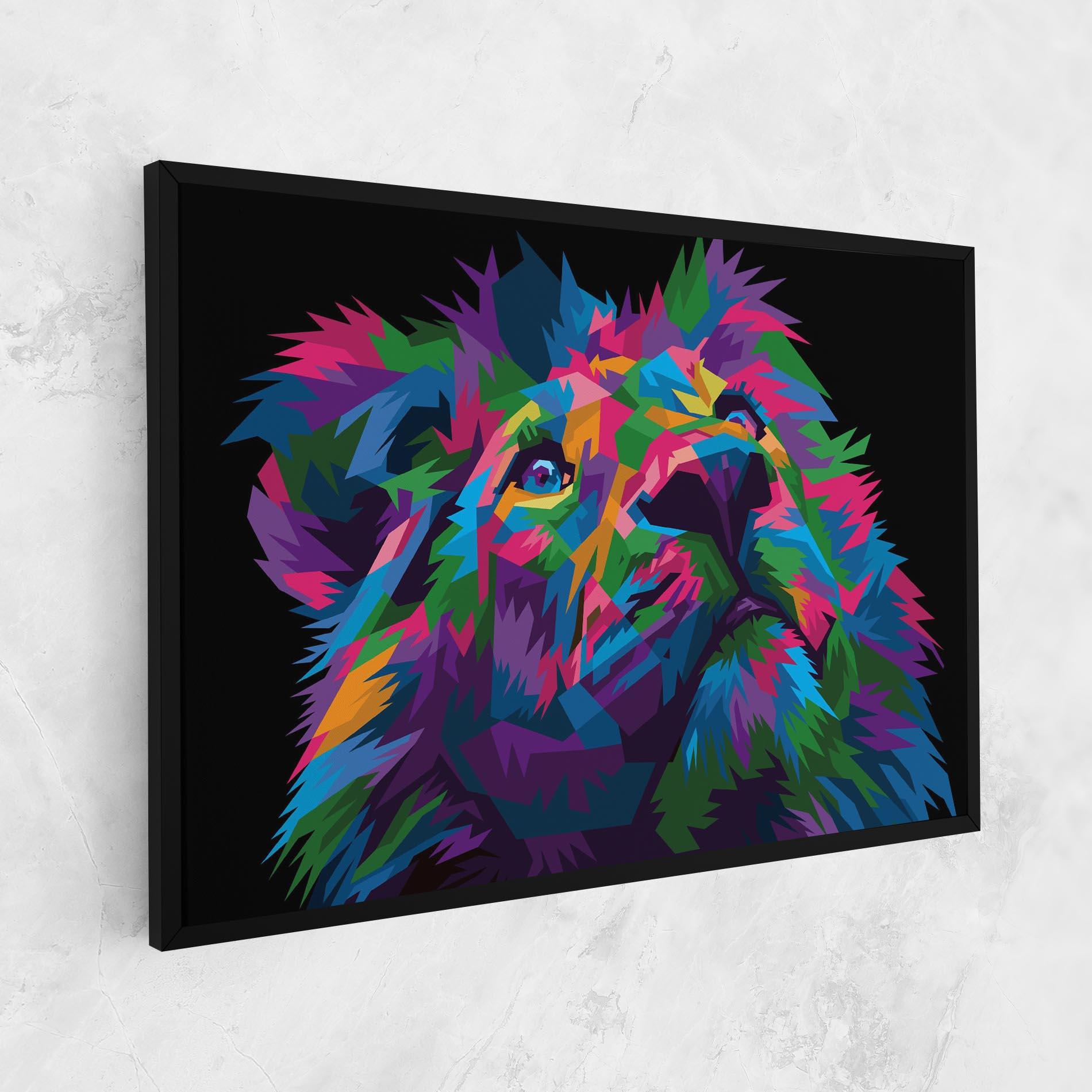 Tablou Canvas Cute Color Lion mockup 1