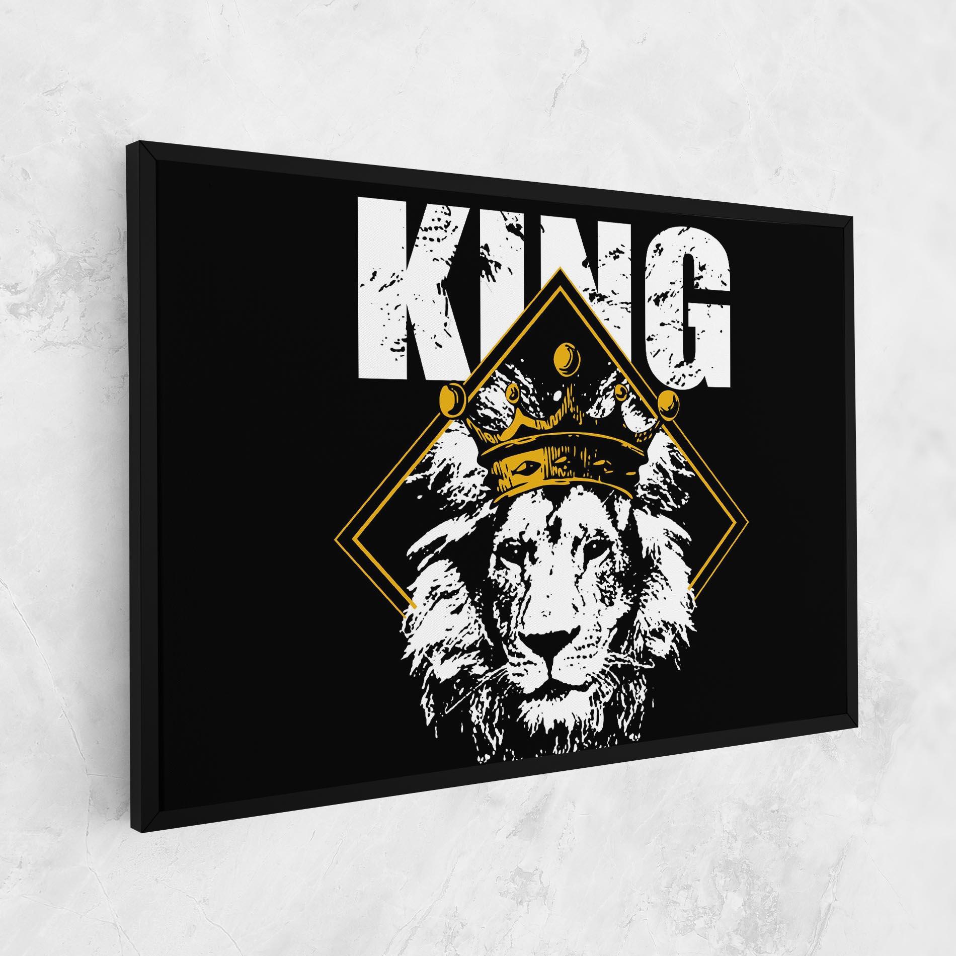 Tablou Canvas Jungle King mockup 1