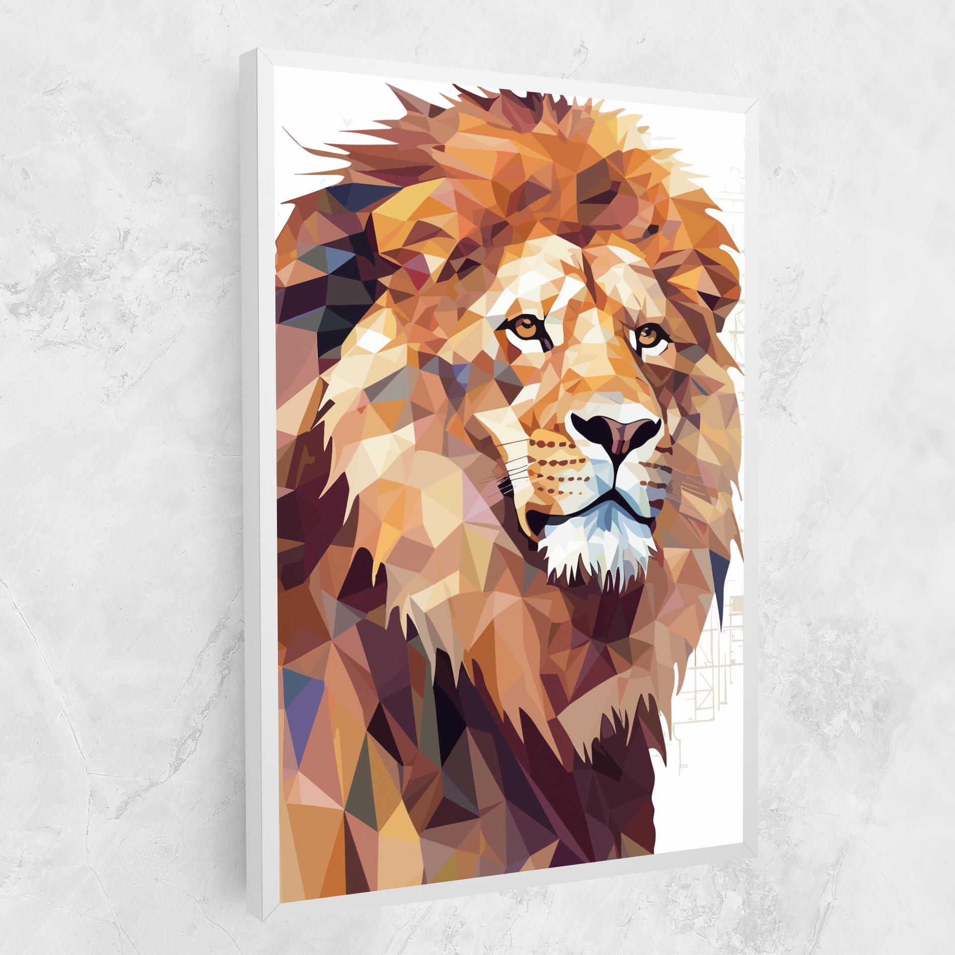 Tablou Canvas Artistic Lion Head mockup 1