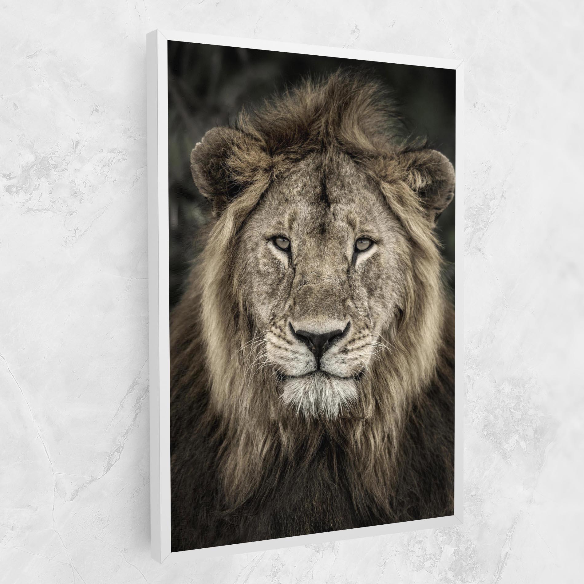 Tablou Canvas Lion Close Up mockup 1
