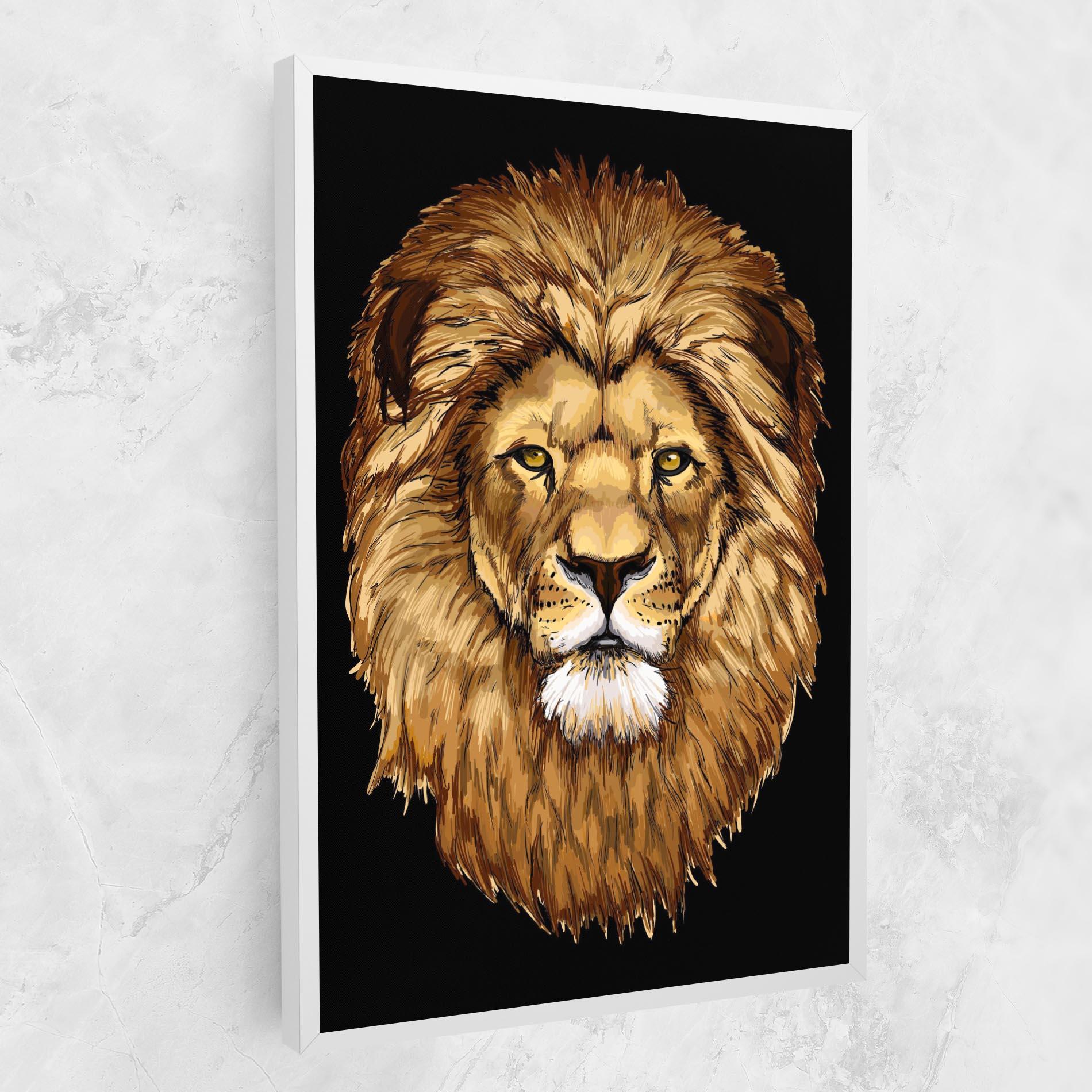Tablou Canvas Lion Head mockup 1