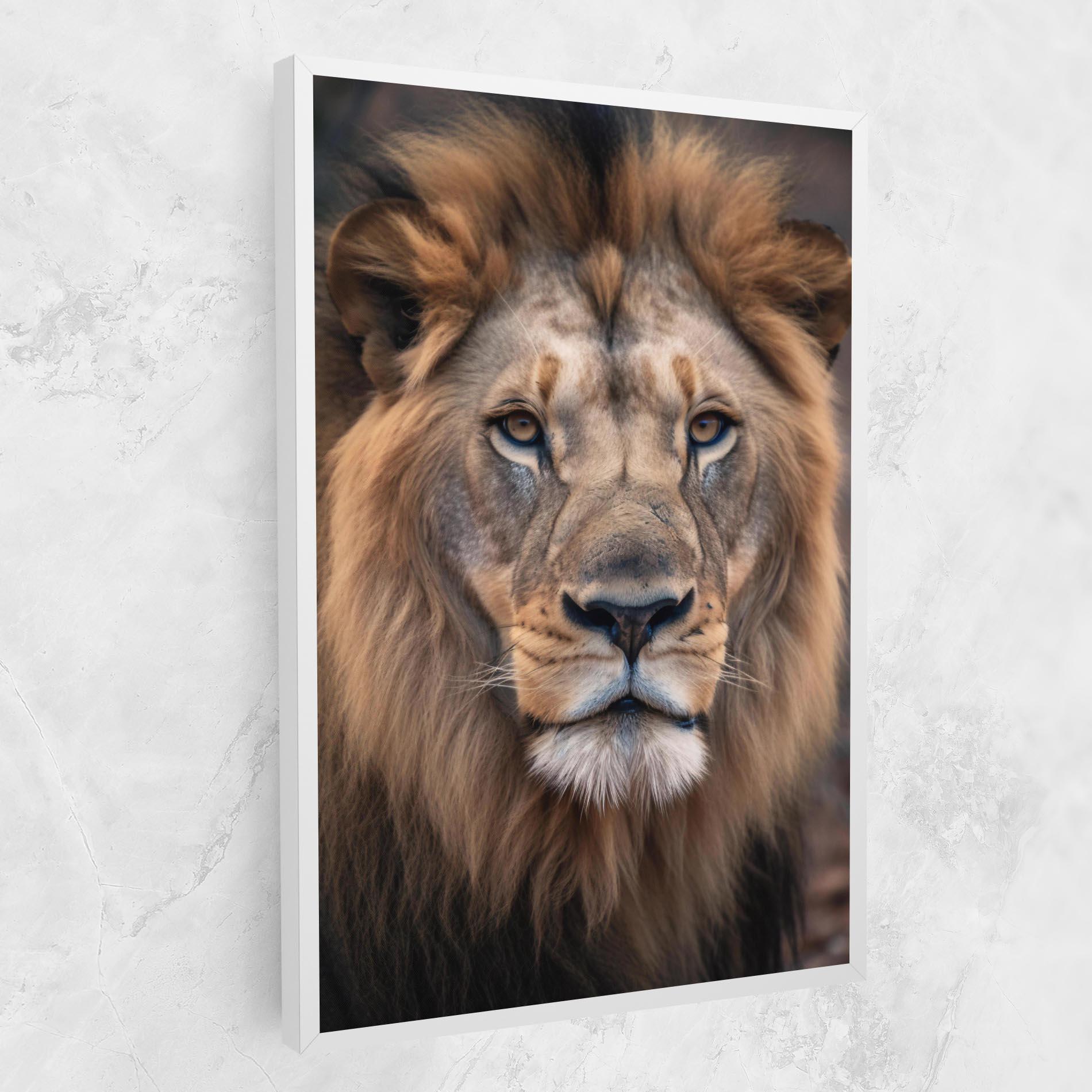 Tablou Canvas Wild Lion View mockup 1