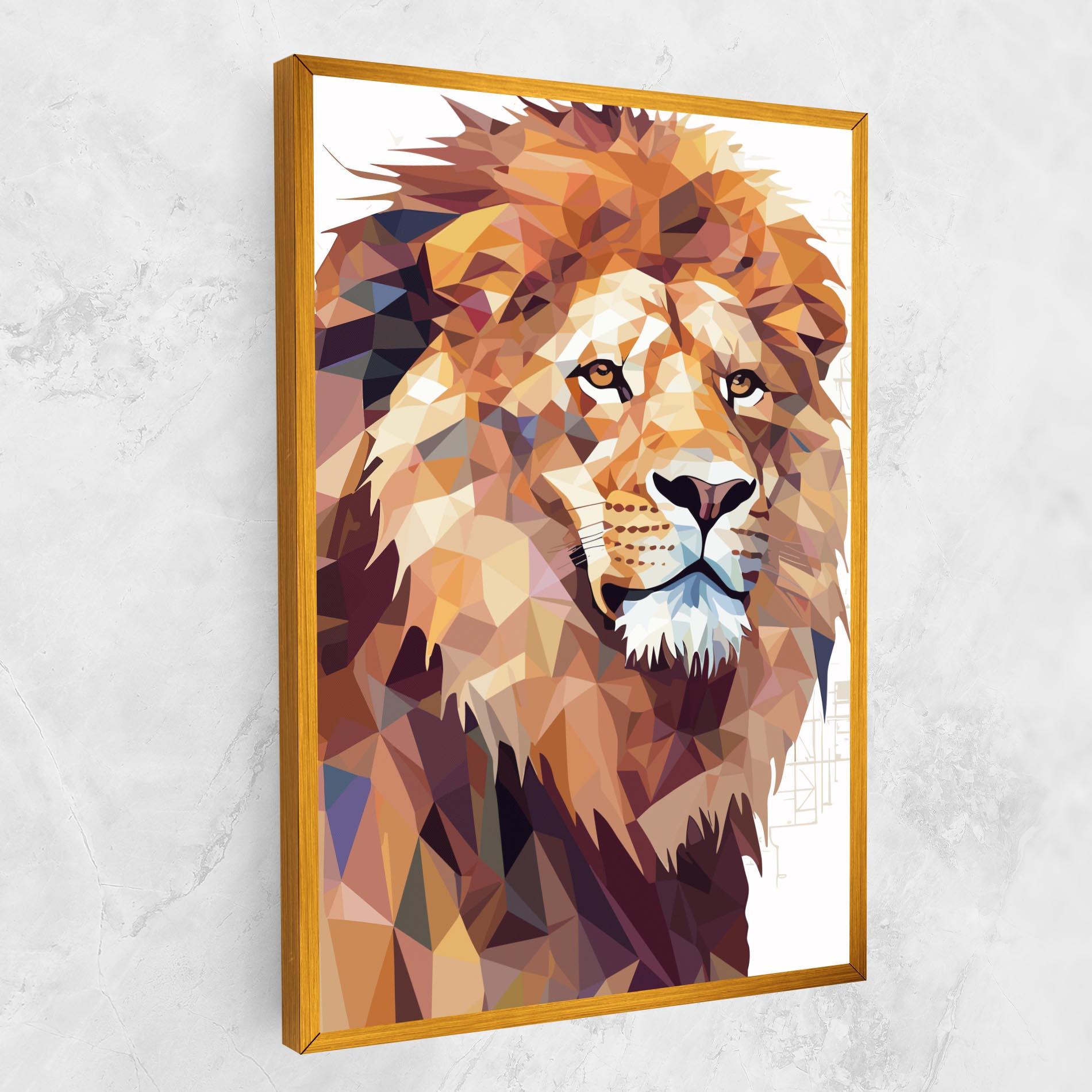 Tablou Canvas Artistic Lion Head mockup 1