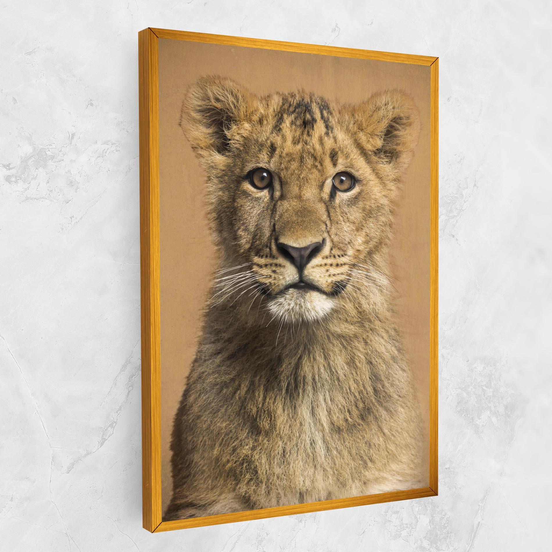 Tablou Canvas Baby Lion mockup 1