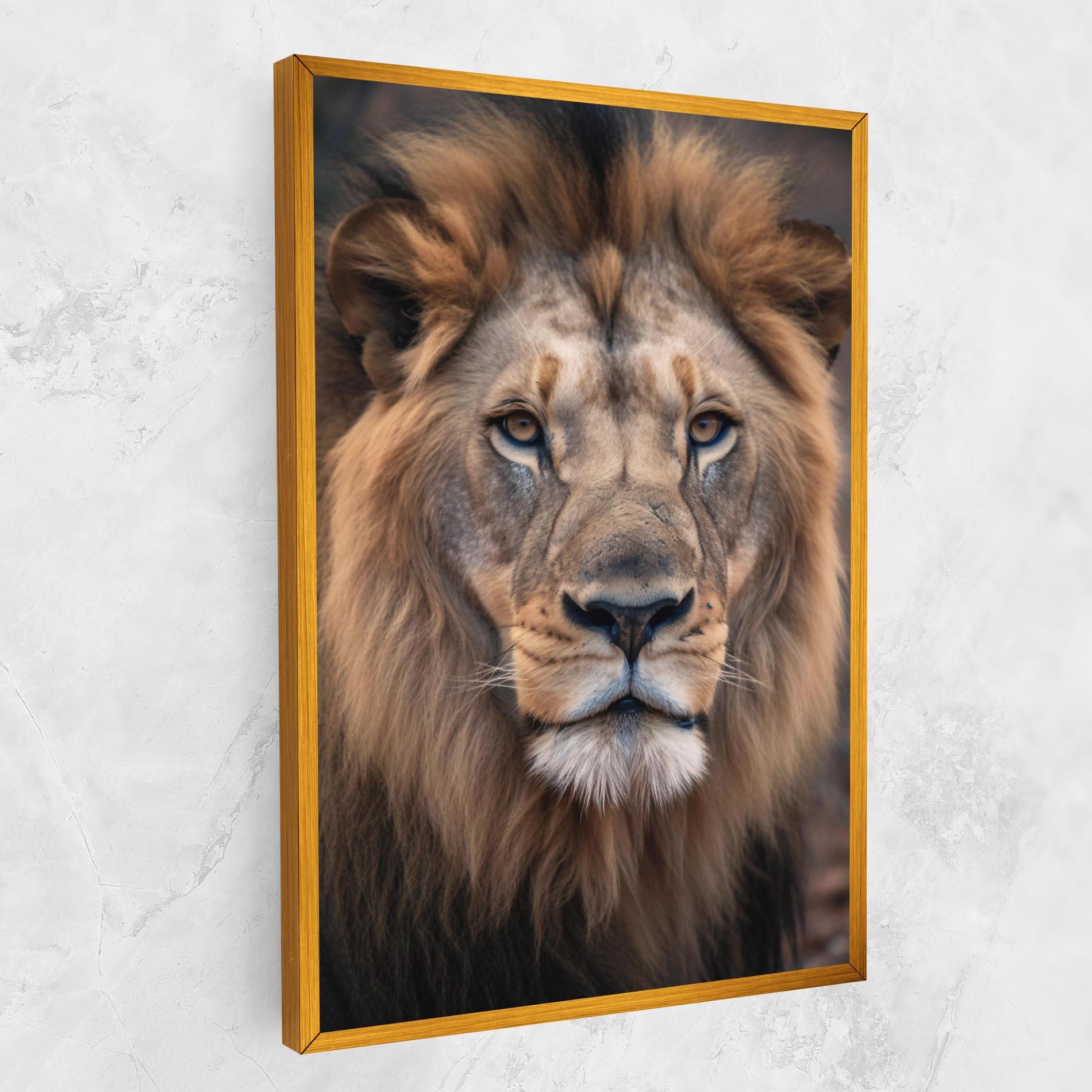 Tablou Canvas Wild Lion View mockup 1