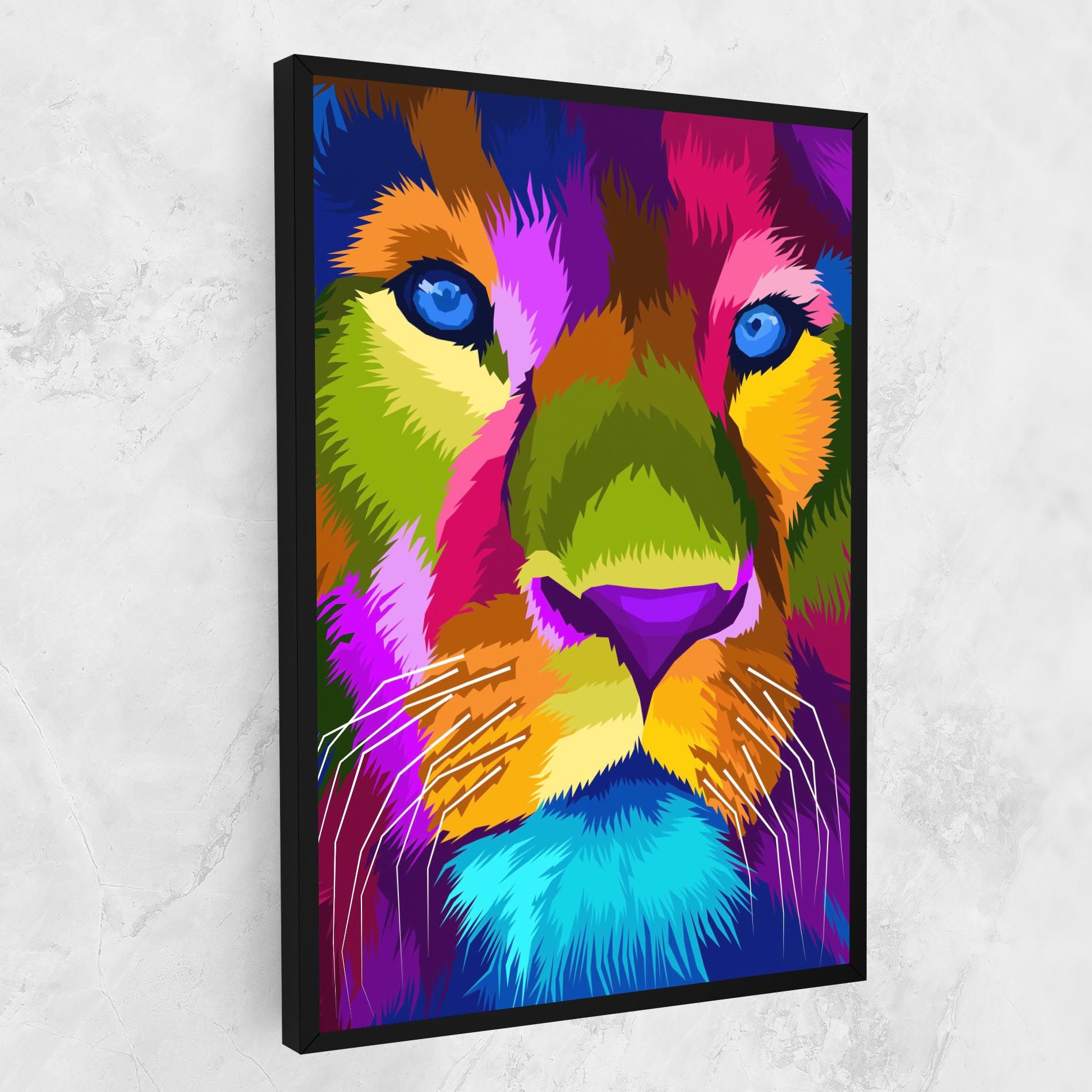 Color Lion Close Up mockup 1