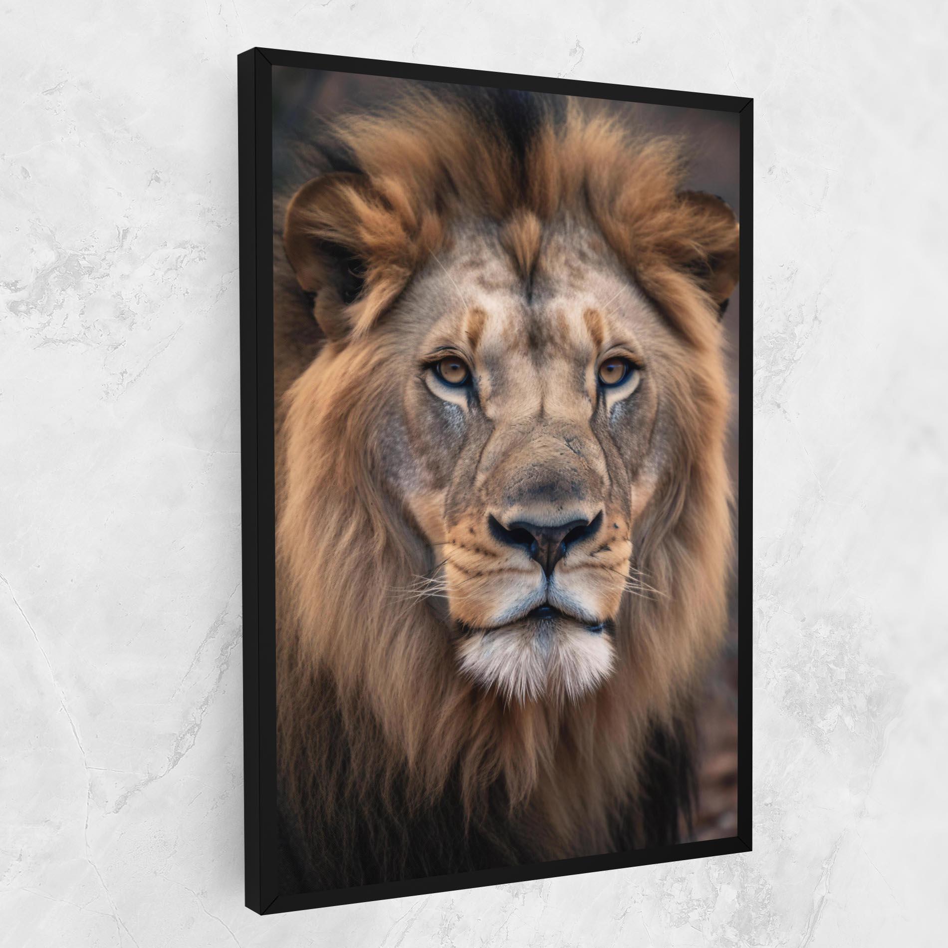 Tablou Canvas Wild Lion View mockup 1