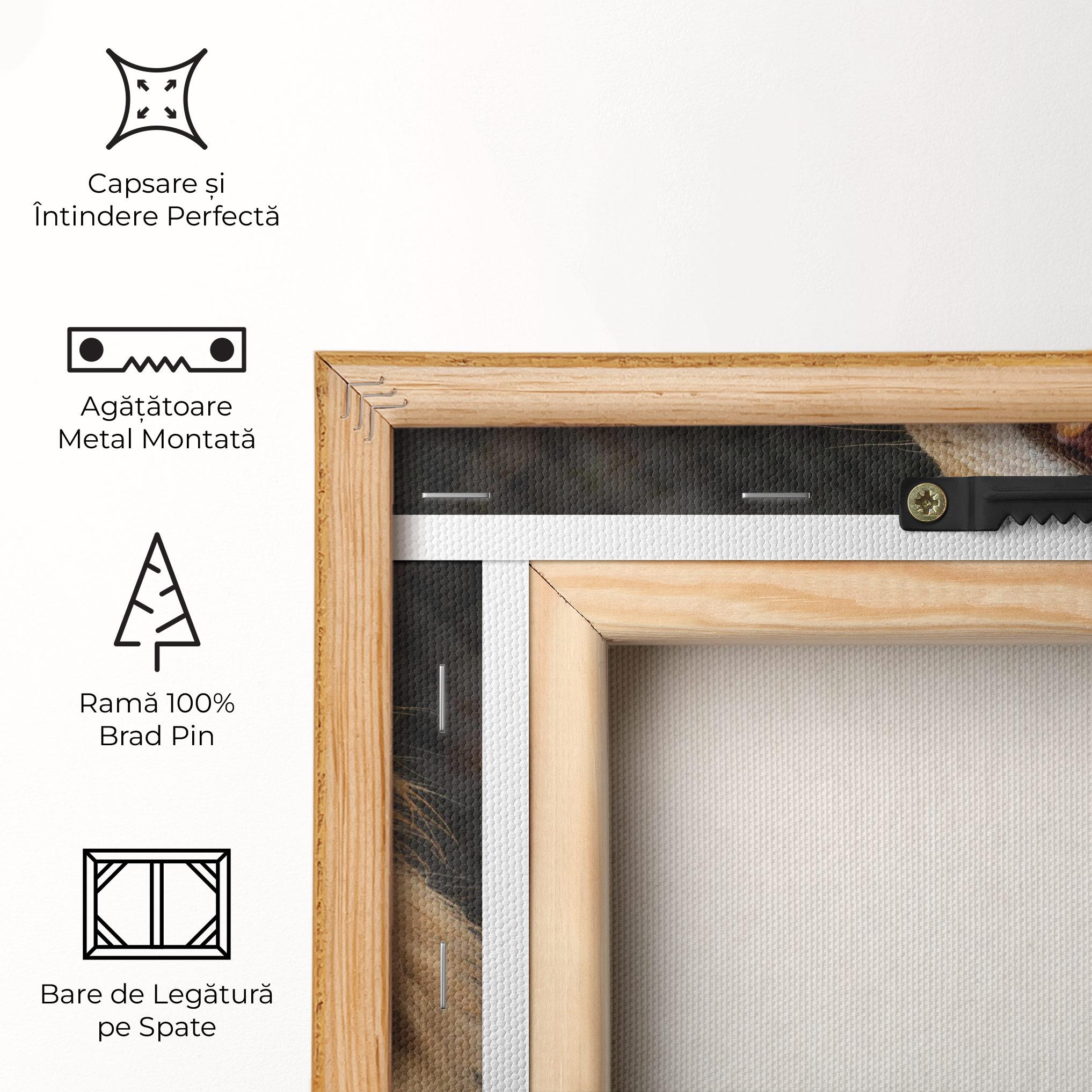 Tablou Canvas Angry Lion mockup 5