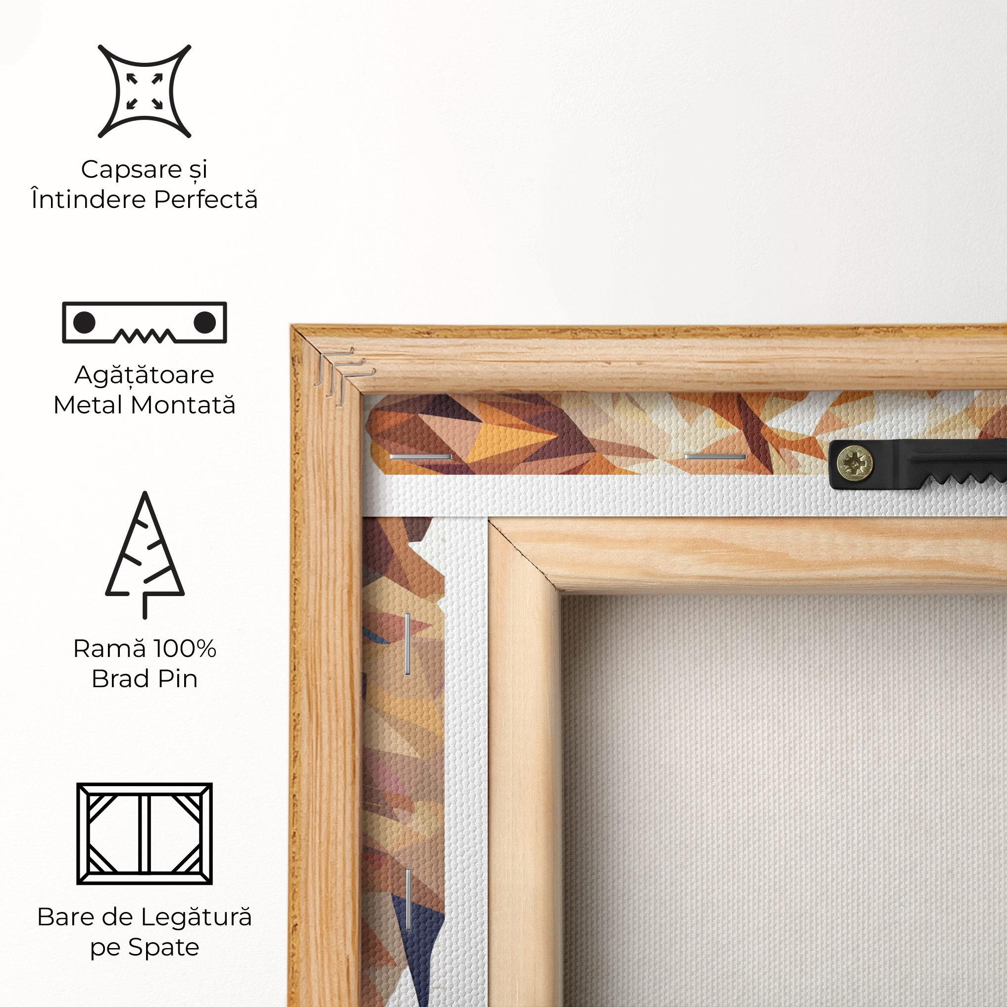 Tablou Canvas Artistic Lion Head mockup 5