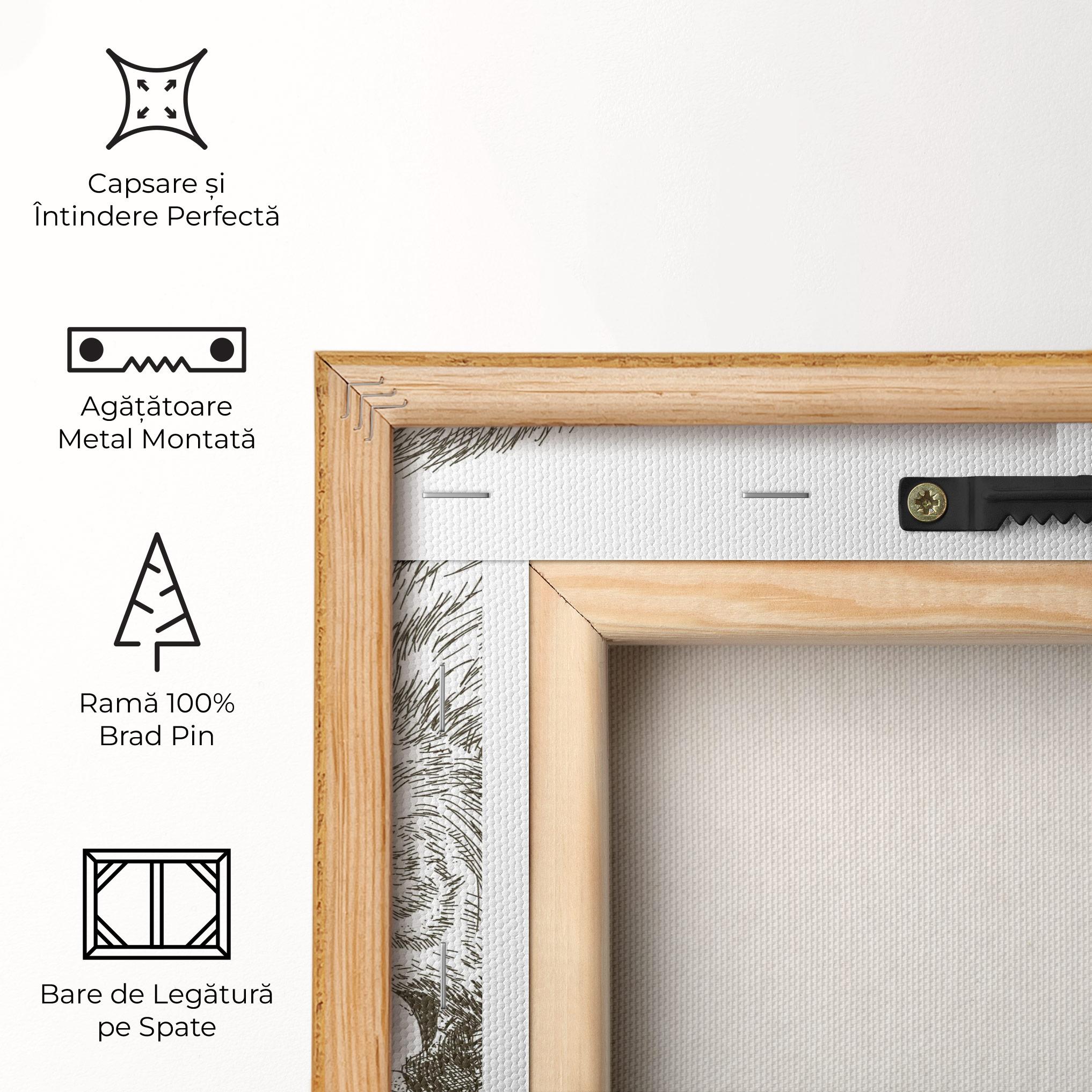 Tablou Canvas Lion For Text mockup 5