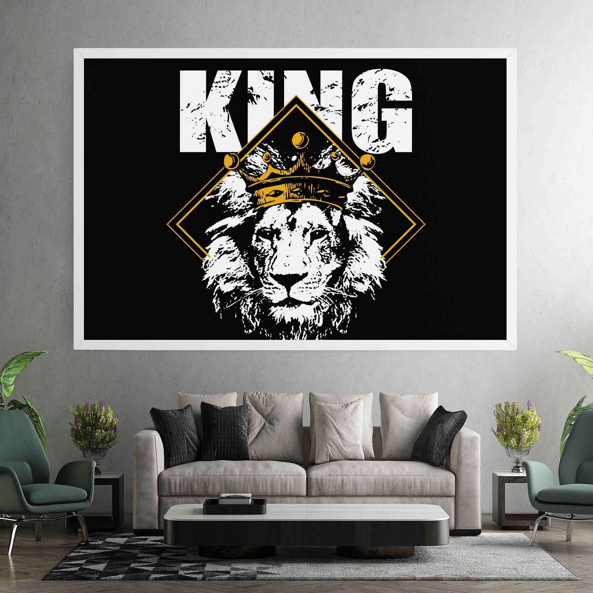 Tablou Canvas Jungle King mockup 7
