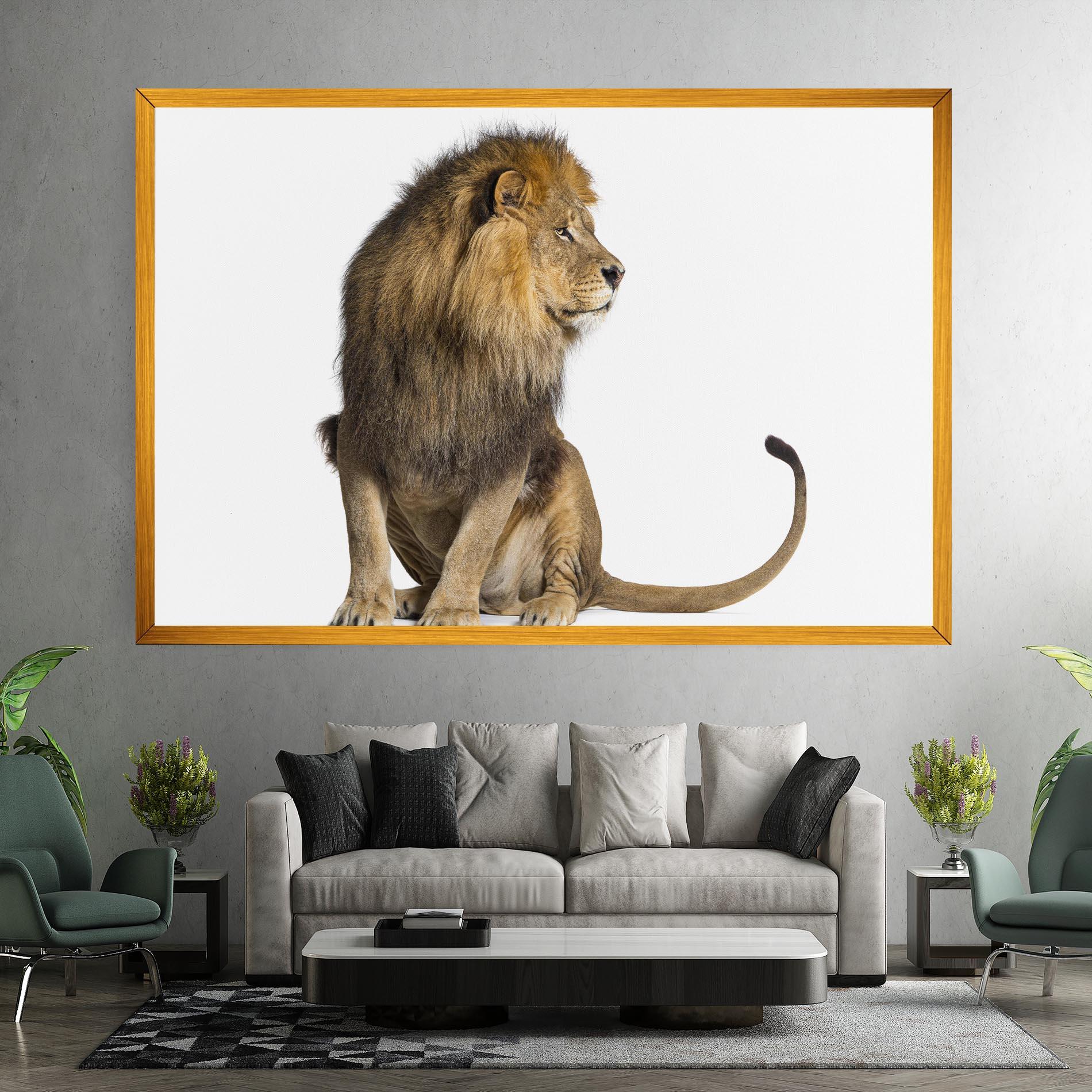 Tablou Canvas Big Lion mockup 7