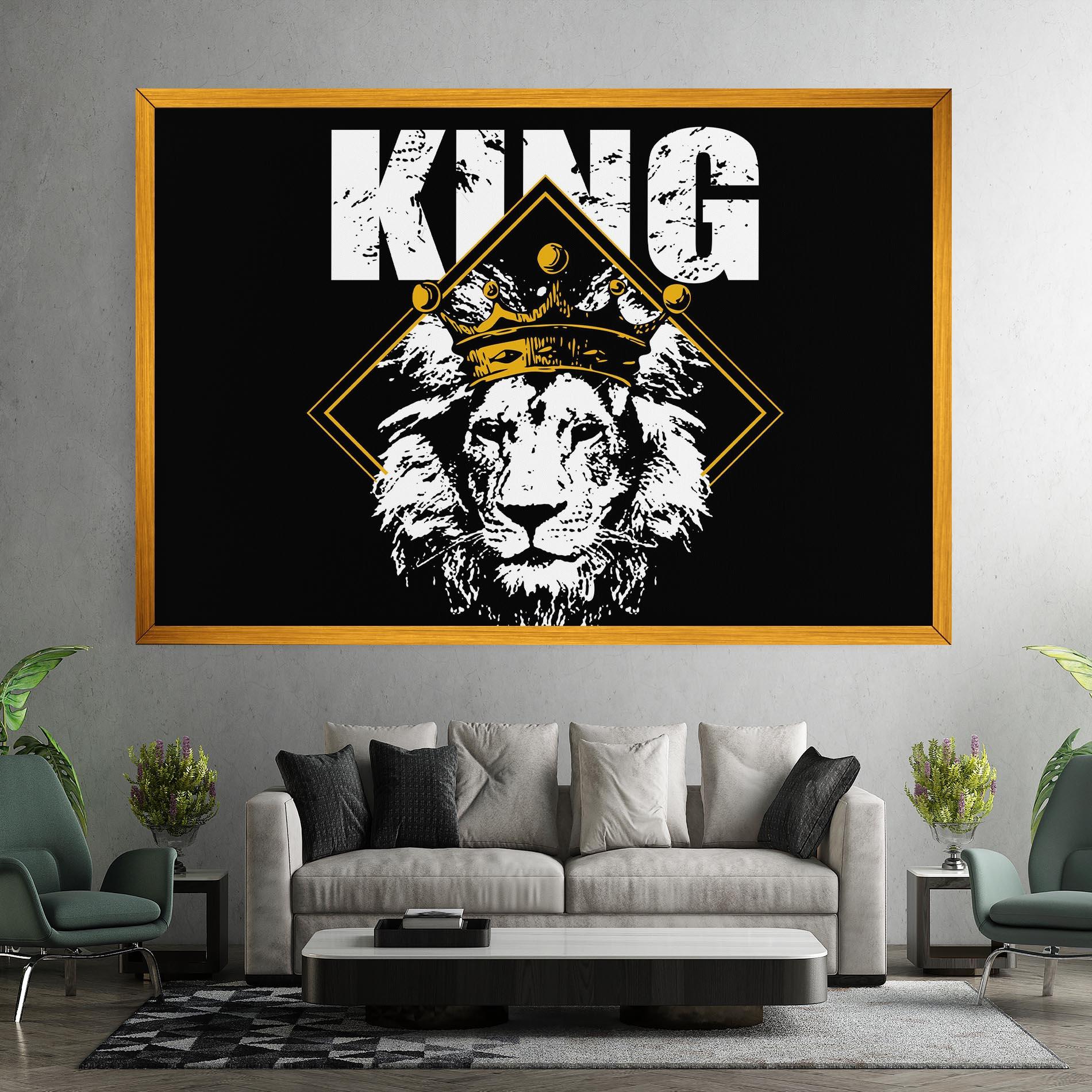 Tablou Canvas Jungle King mockup 7
