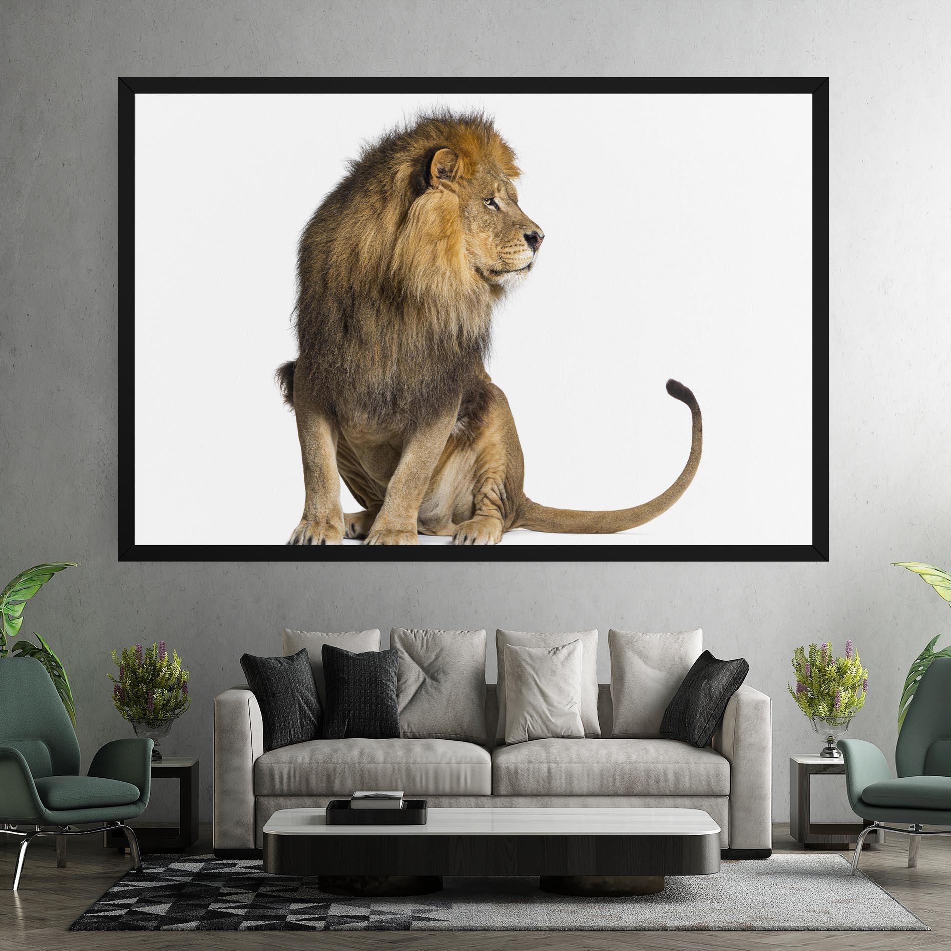 Tablou Canvas Big Lion mockup 7